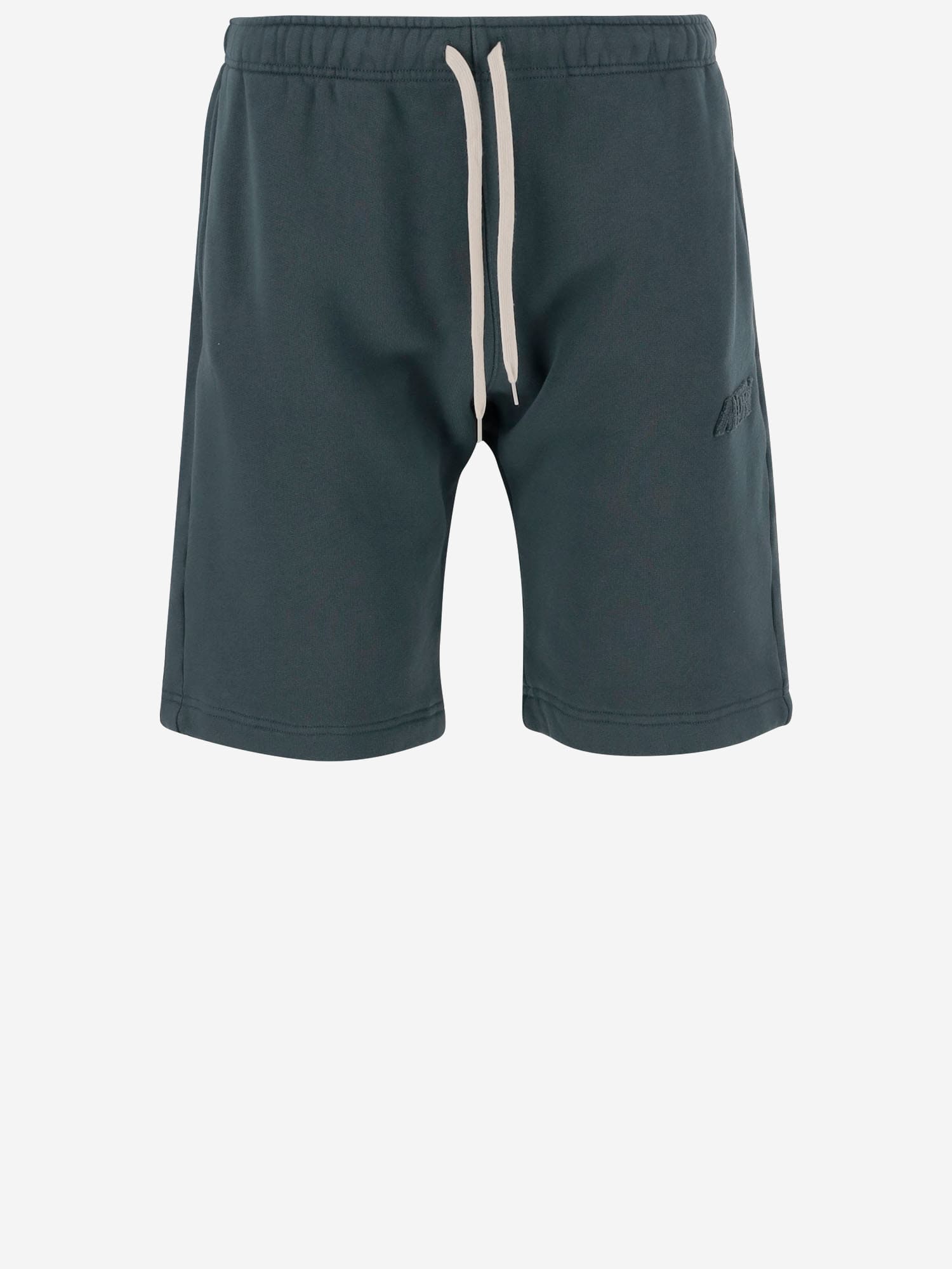 Autry Green Cotton Bermuda Shorts In Green