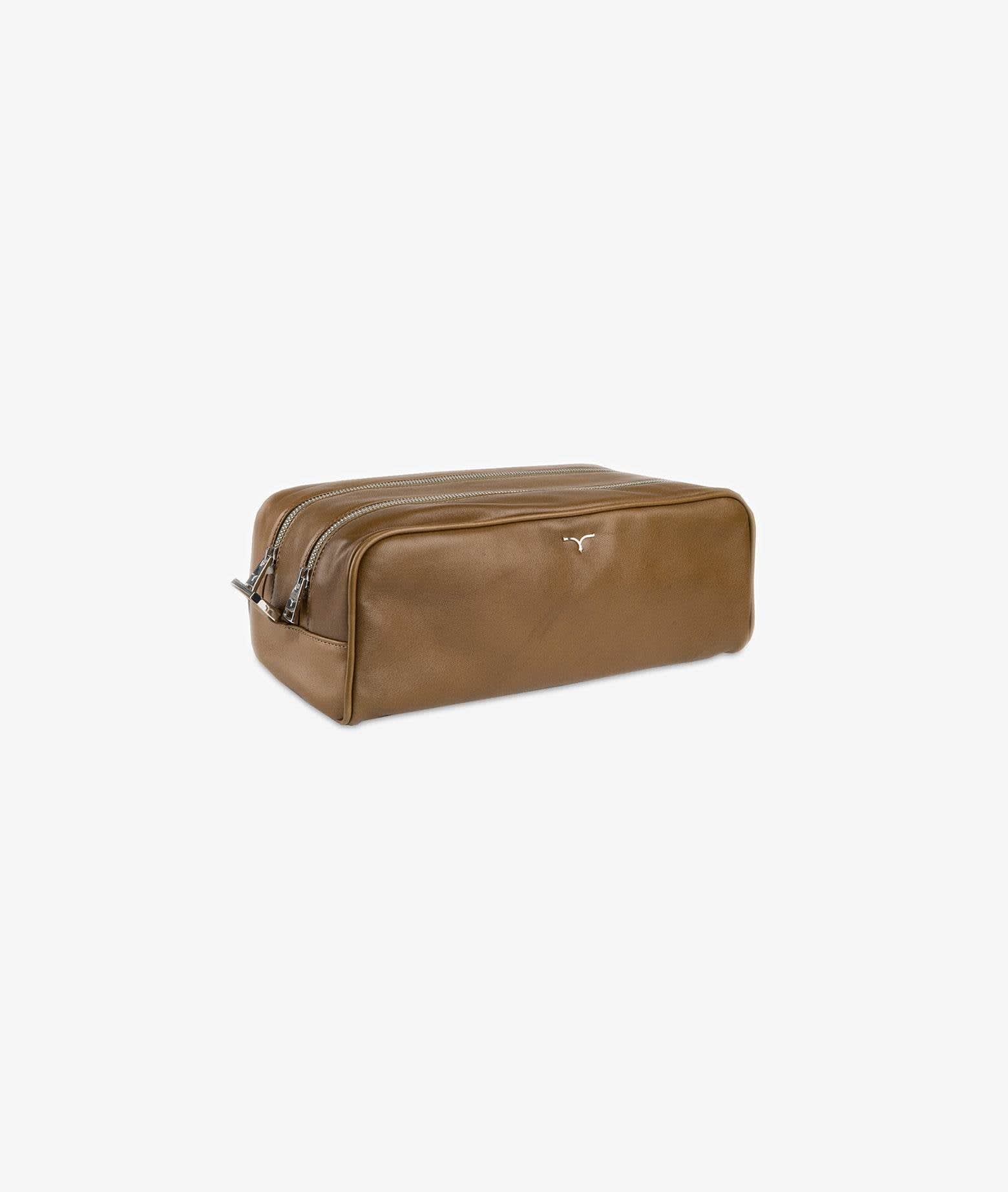Larusmiani Wash Bag Tzar Luggage In Brown
