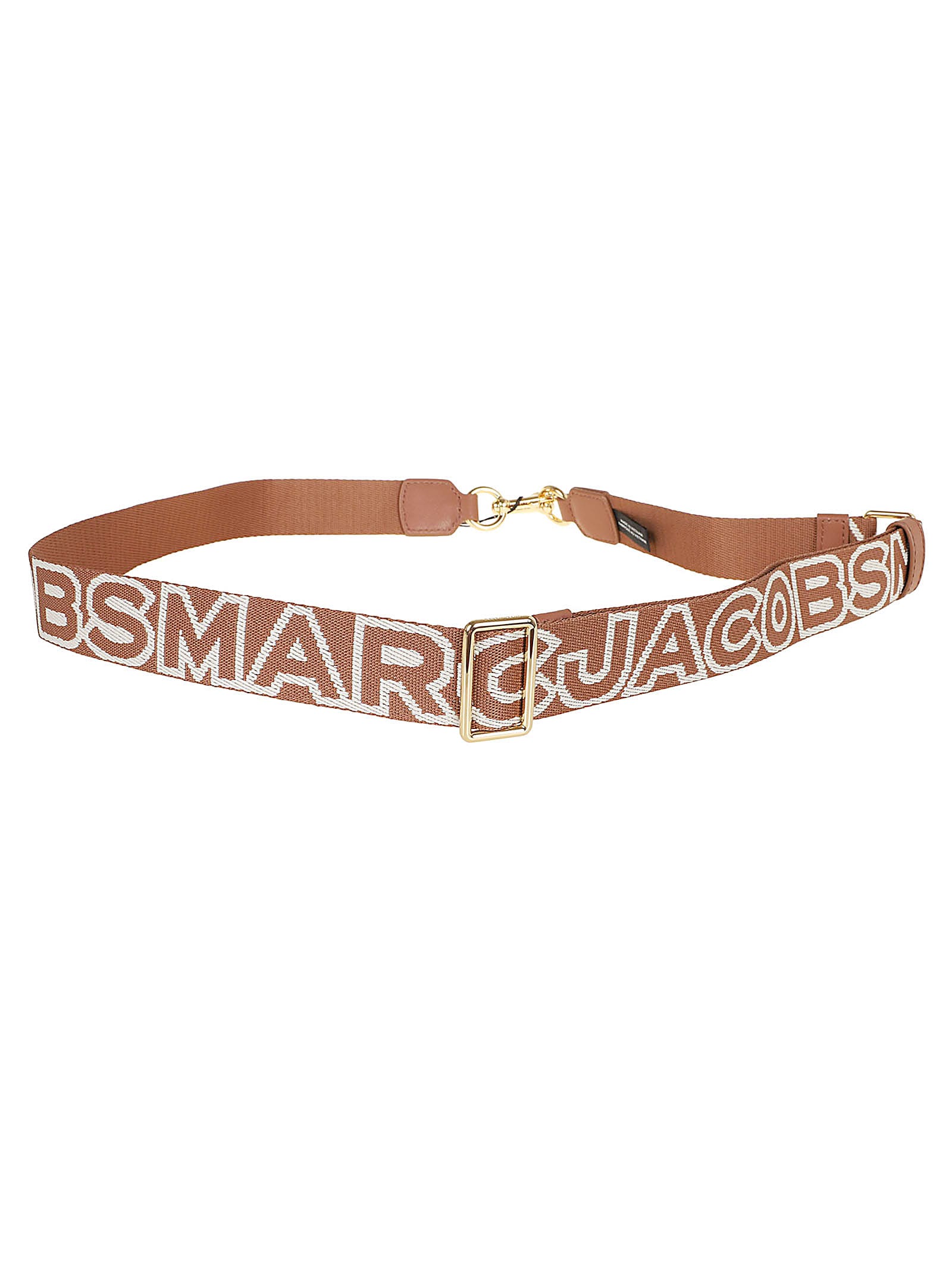 Marc Jacobs Fabric Strap With Logo In Argan Oil Multi