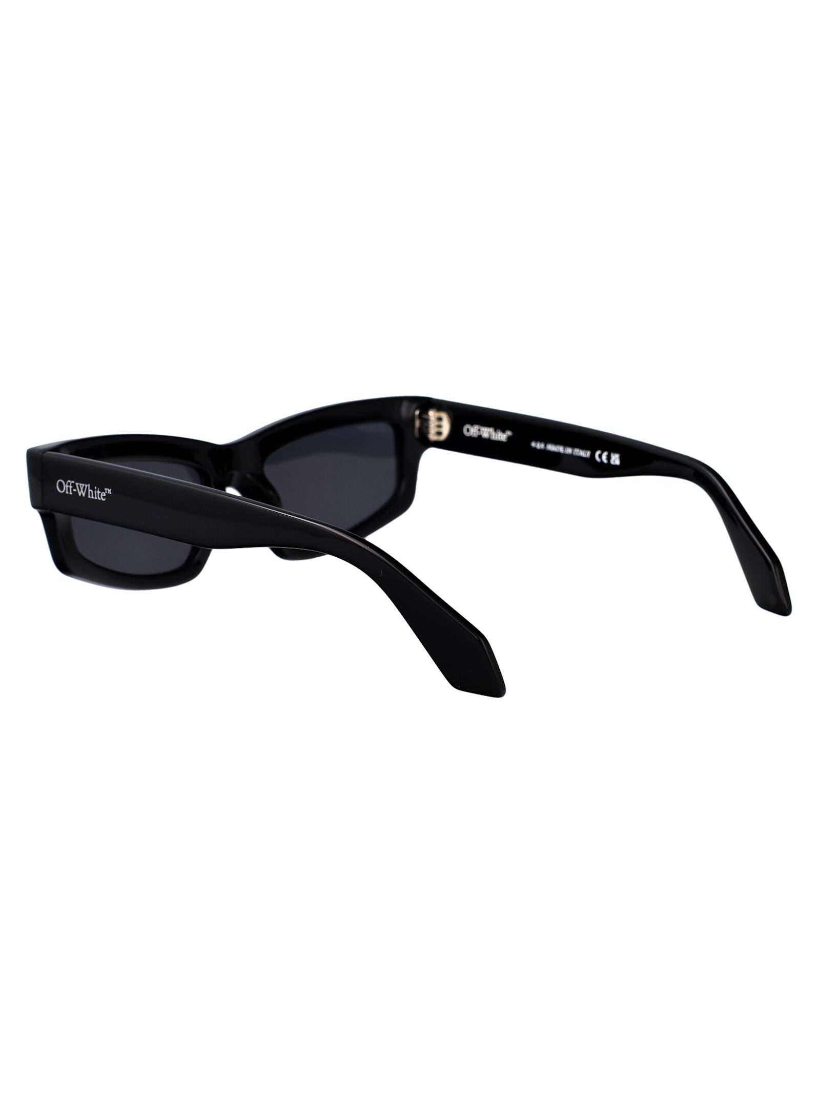 Off-white Miramar Sunglasses In Black Dark Grey