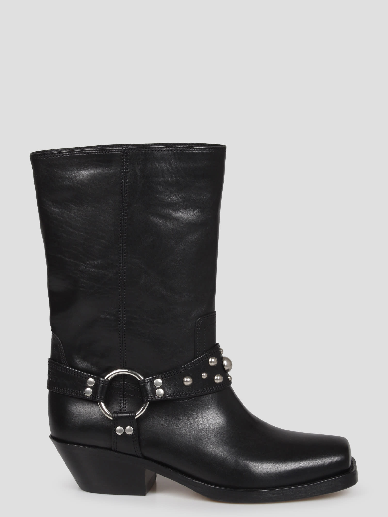 Shop Isabel Marant Anyta Texan Boots In Black