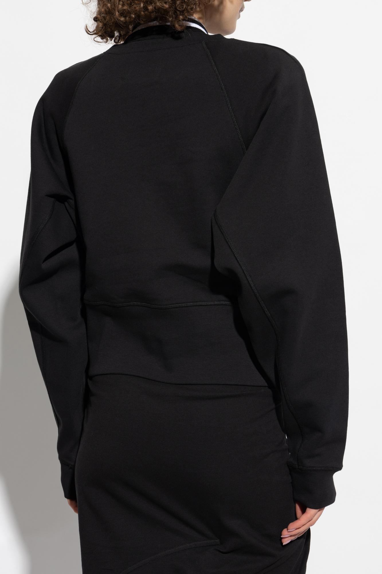 Vivienne Westwood Short Oversize Sweatshirt In Black