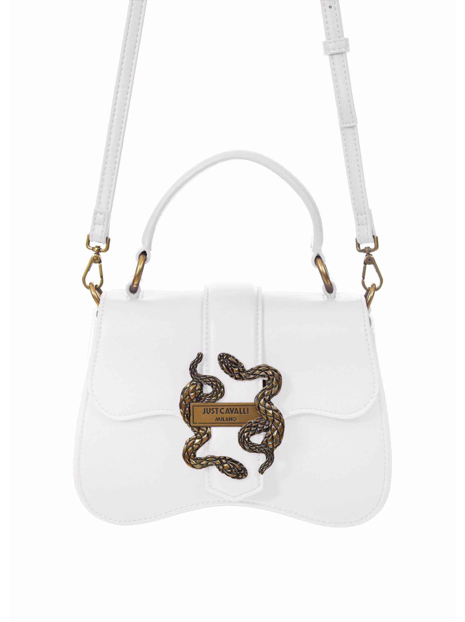 Just Cavalli Handbag In White