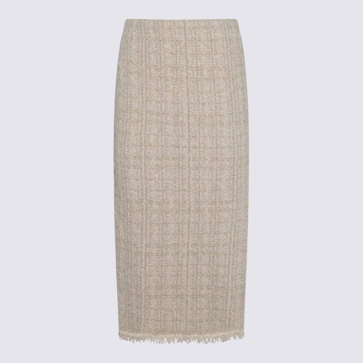 Twinset Beige Cotton Skirt