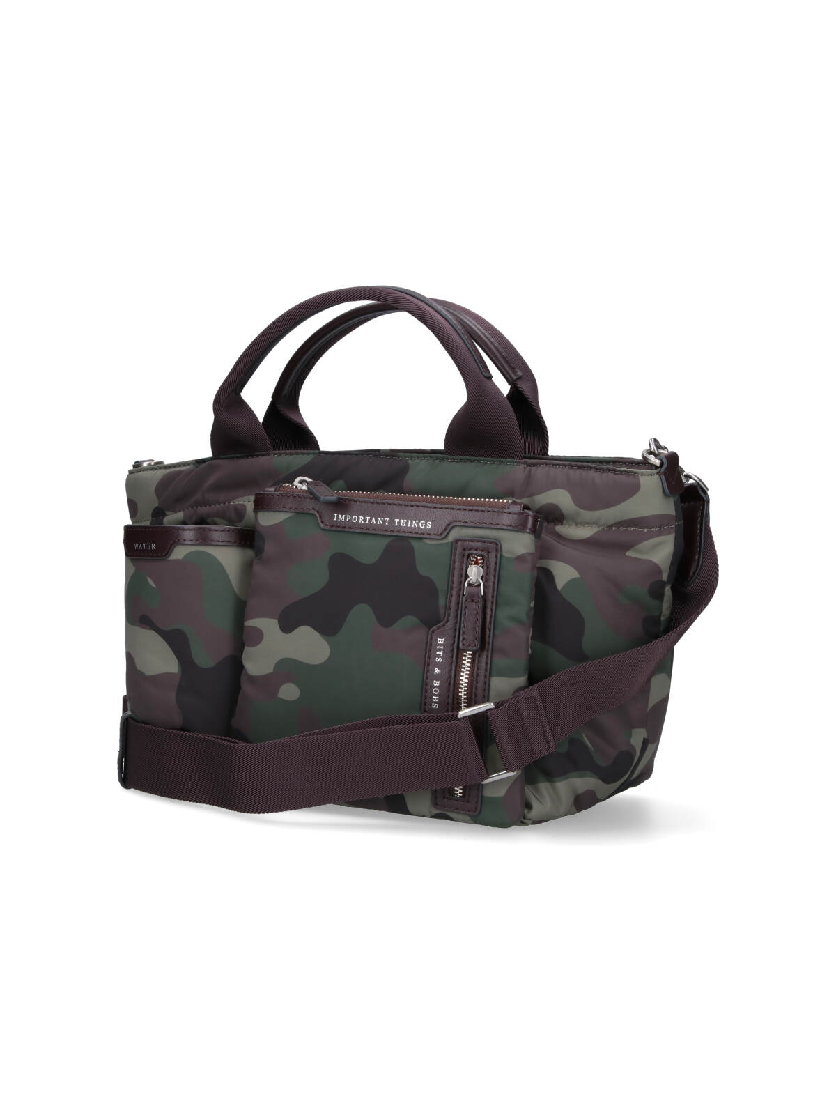 Anya Hindmarch Multi Pocket Camouflage Tote Bag In Green
