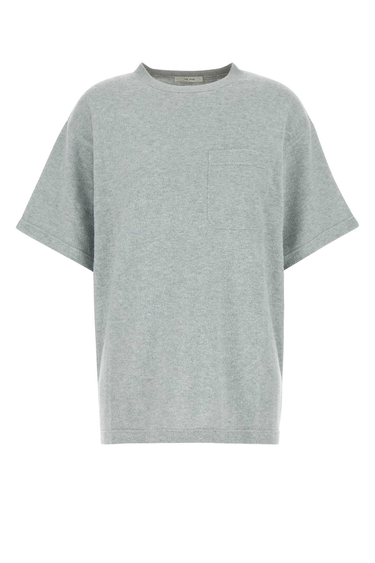 The Row Grey Cotton Kaddy Sweater In Green