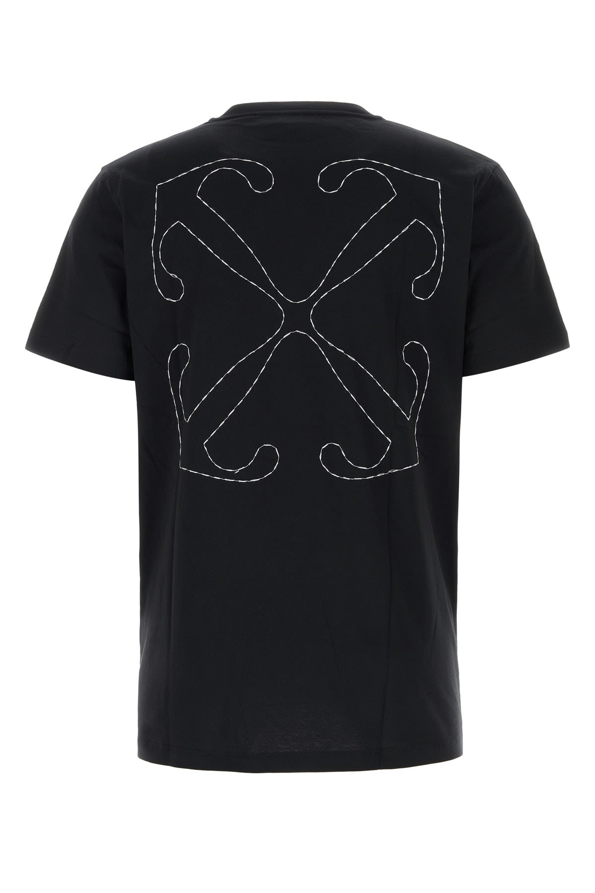 Shop Off-white T-shirt In Blackwhit