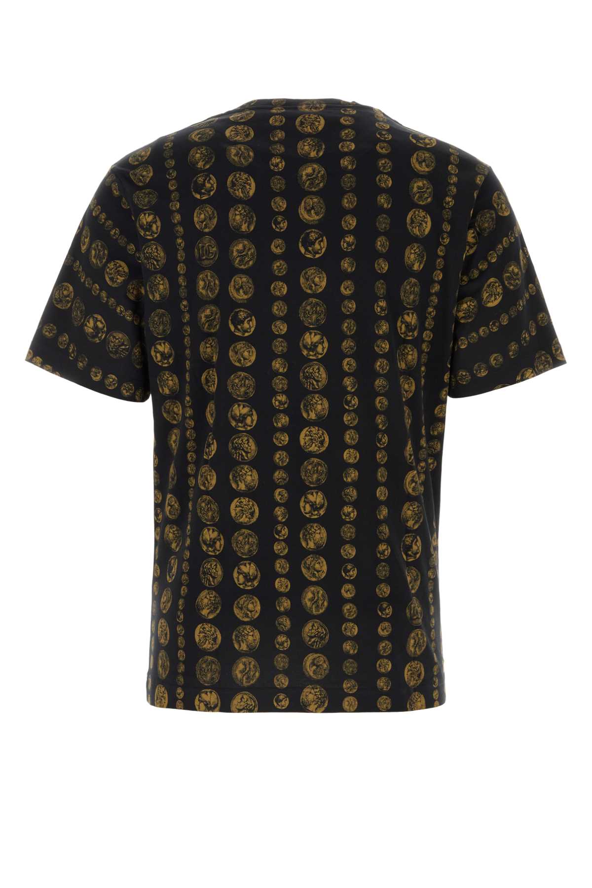 Shop Dolce & Gabbana Printed Cotton T-shirt In Monetefdonero