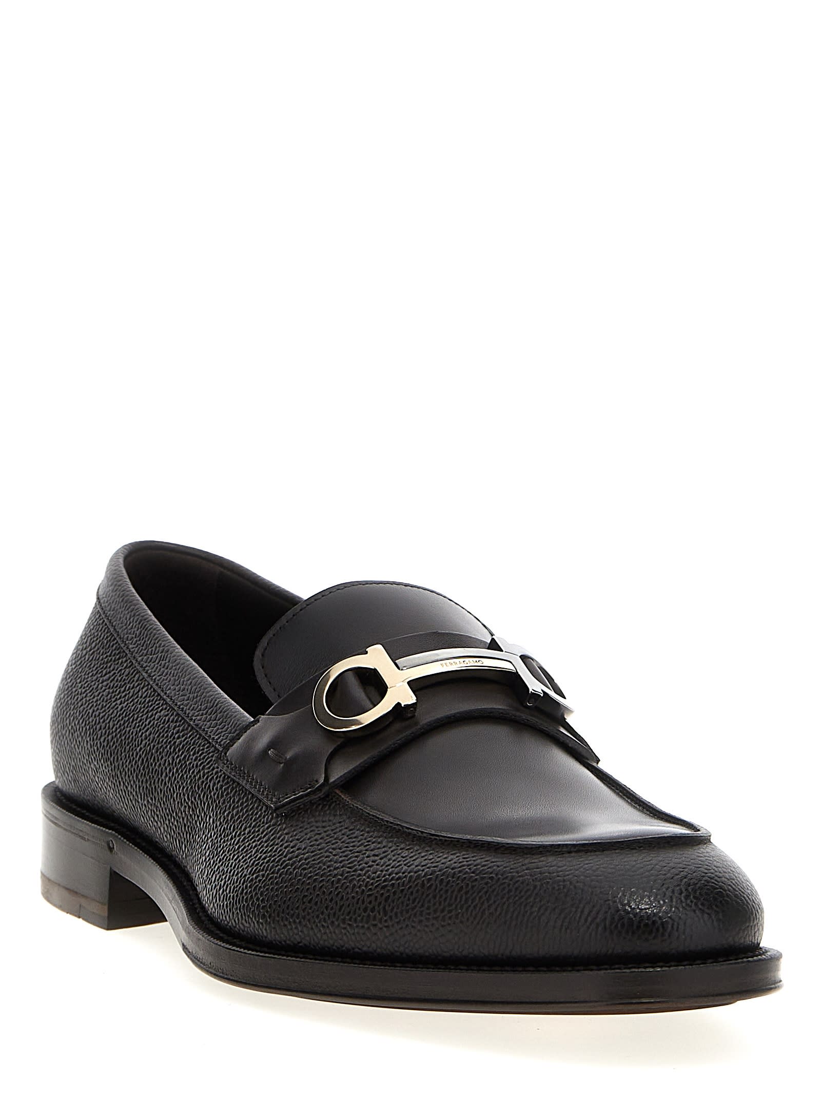 Ferragamo Benedict Loafers In Black