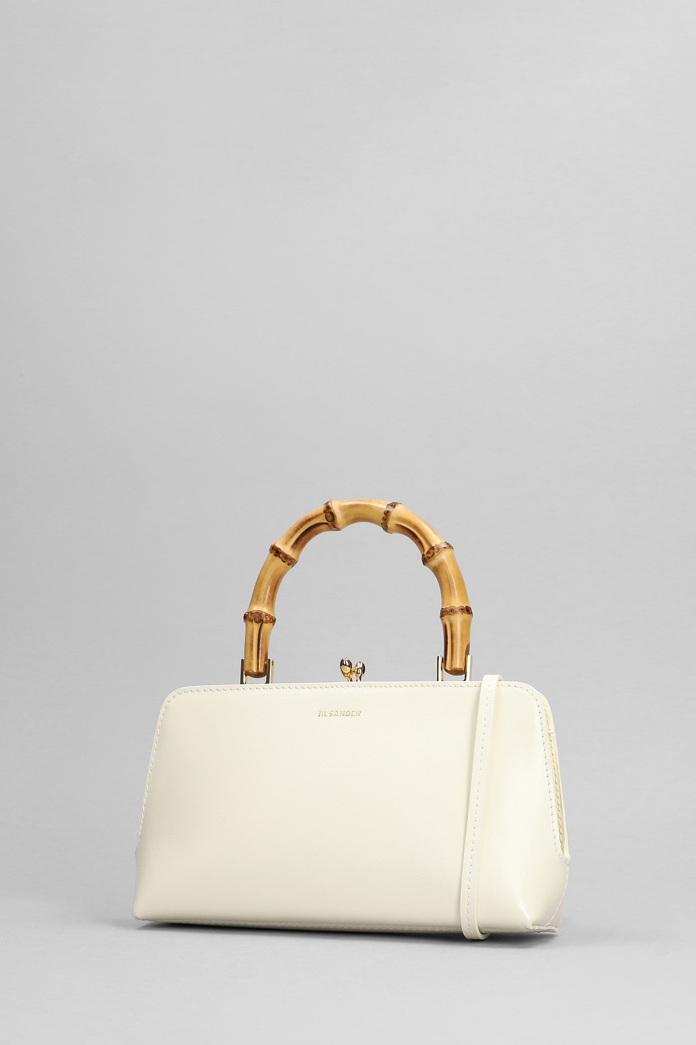 Jil Sander Off-white Goji Bamboo Mini Bag In White