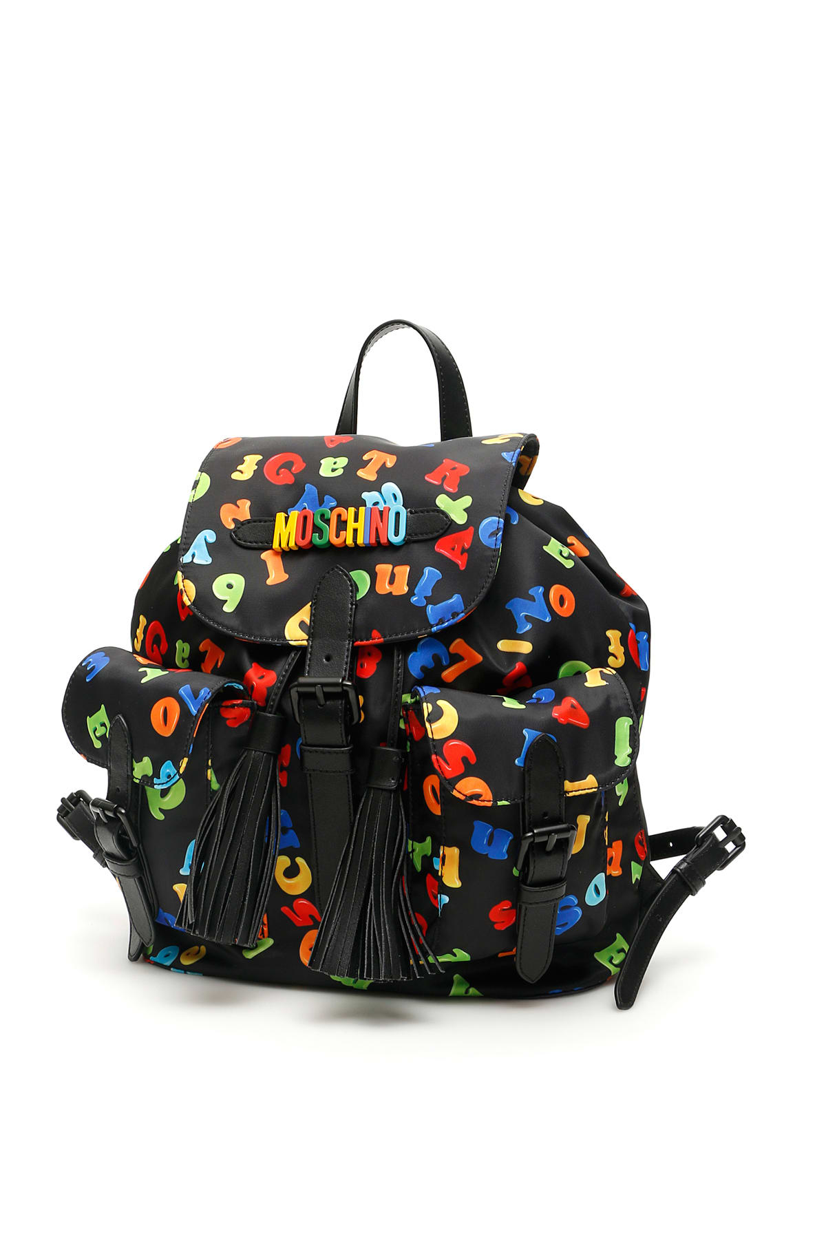 MOSCHINO MAGNETS PRINT BACKPACK,11228831