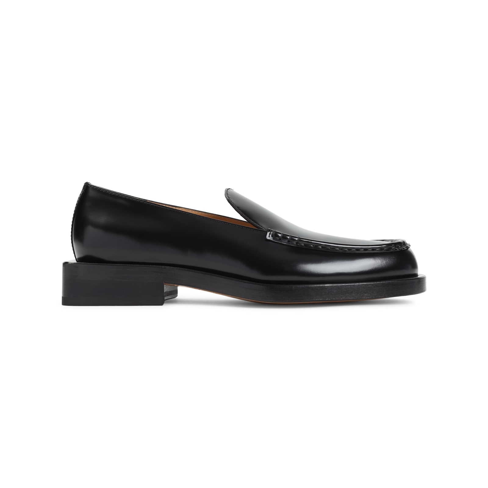 Jacquemus The Loafers Block Heal Shoes In Black