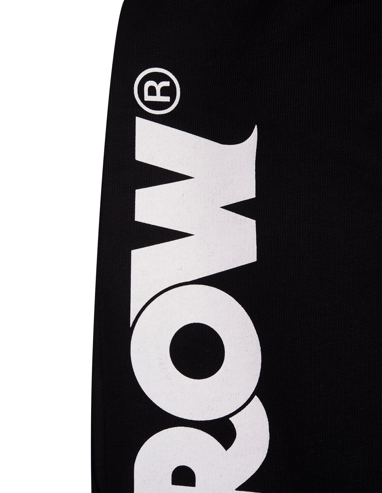 Barrow Black Bermuda Shorts With Contrast Lettering Logo In Nero/black