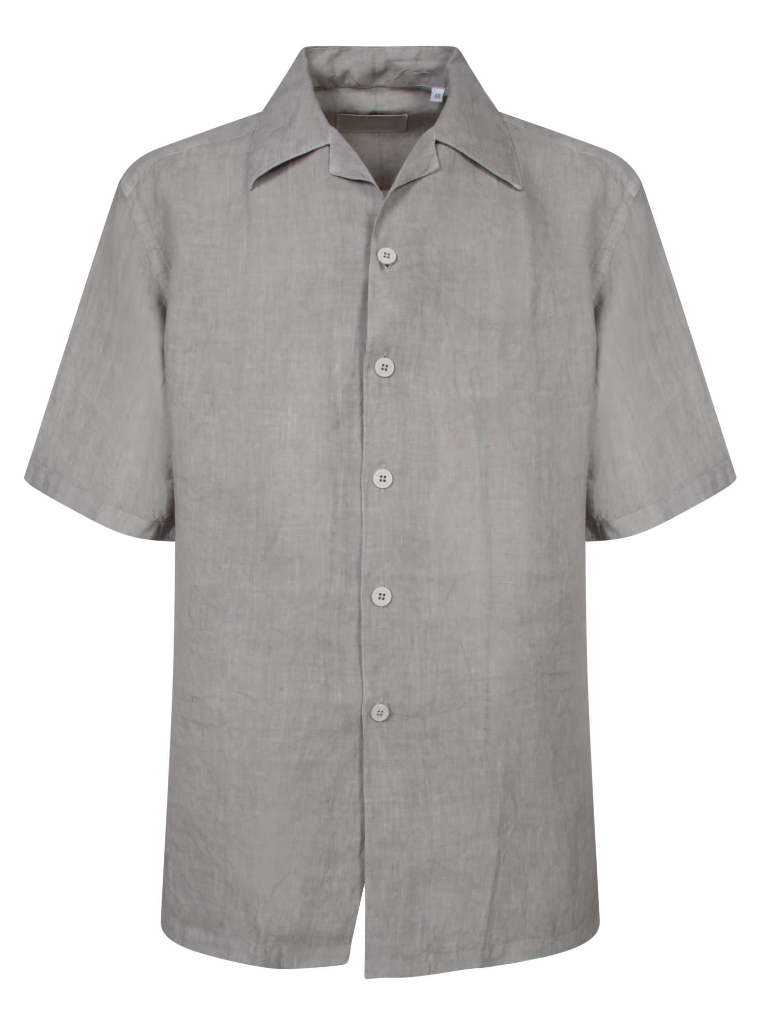 Robin Green Grey Linen Shirt