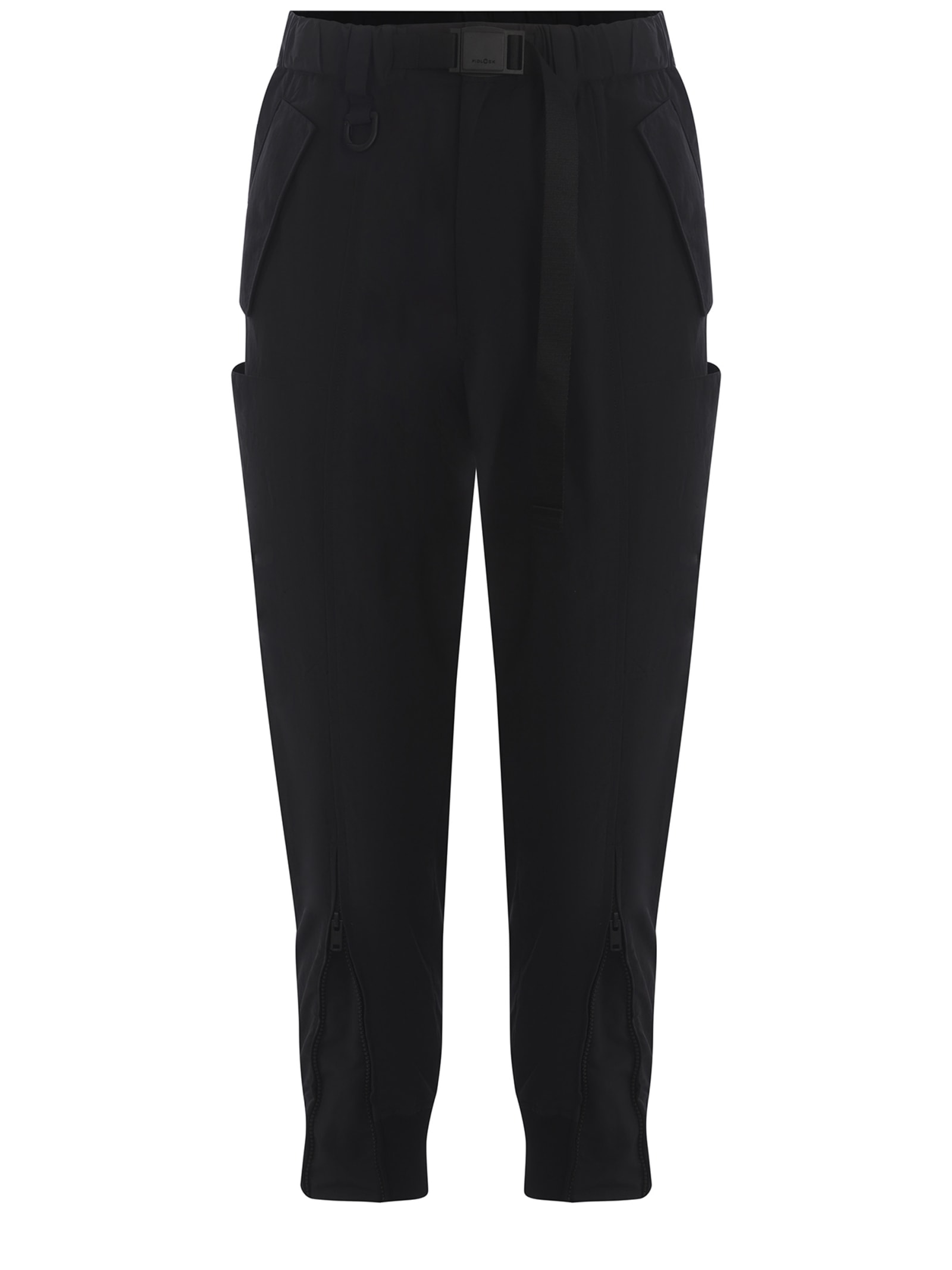 Shop Y-3 Trousers  Made Of Nylon In Nero