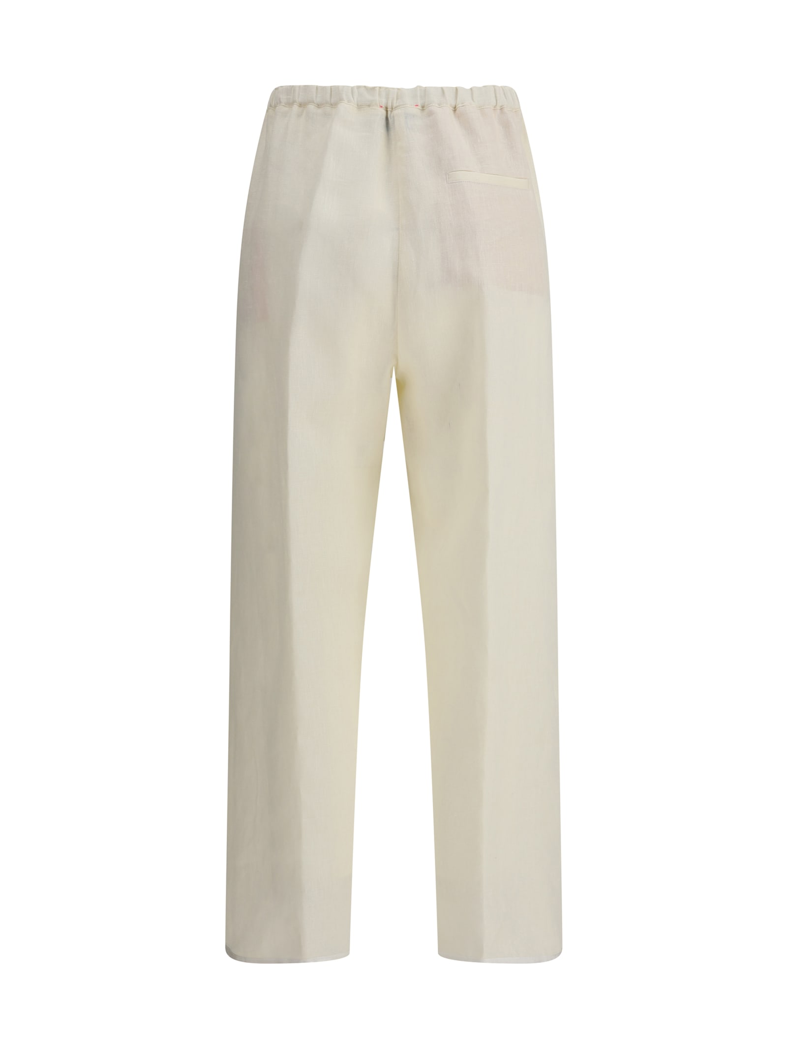 Shop Forte Forte Embroidered Linen Pants