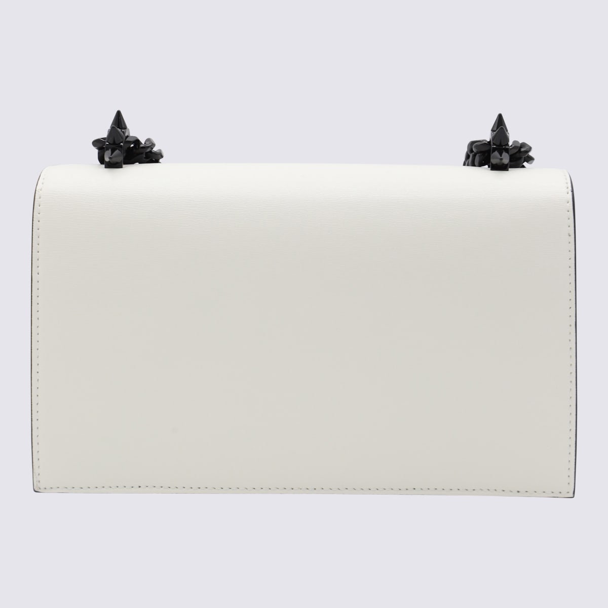 Shop Alexander Mcqueen White Leather Shoulder Bag