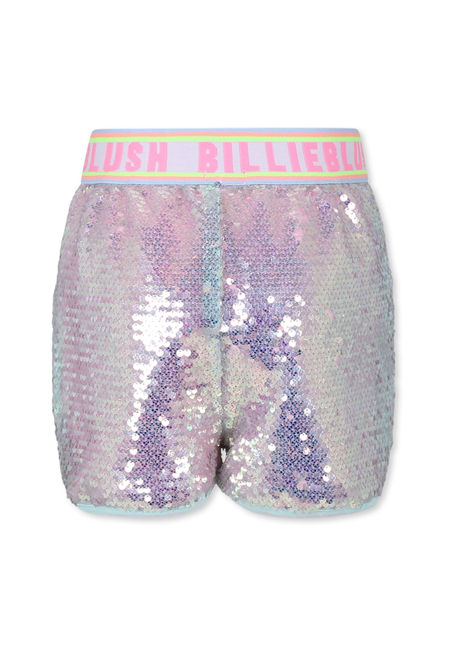 Shop Billieblush Silver Shorts For Girl With Logo