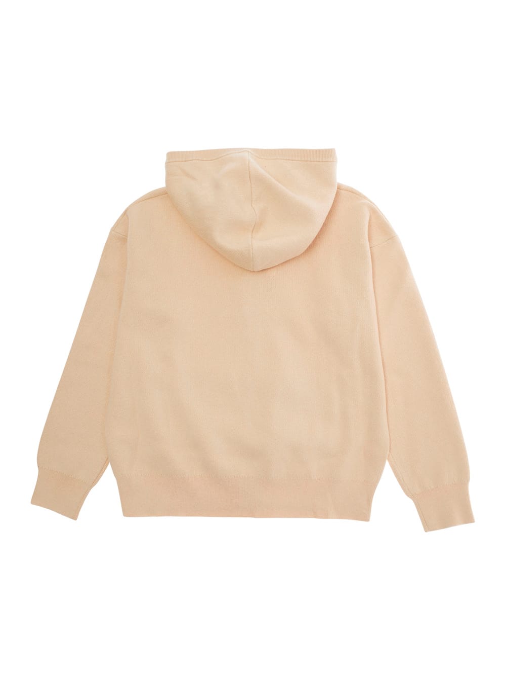 Chloé Cotton-wool Logo Zip-up Hoodie In Sand