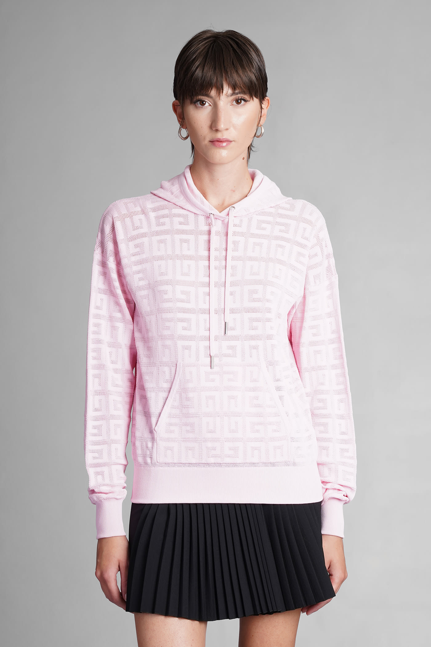Givenchy Sweatshirt In Rose-pink Viscose