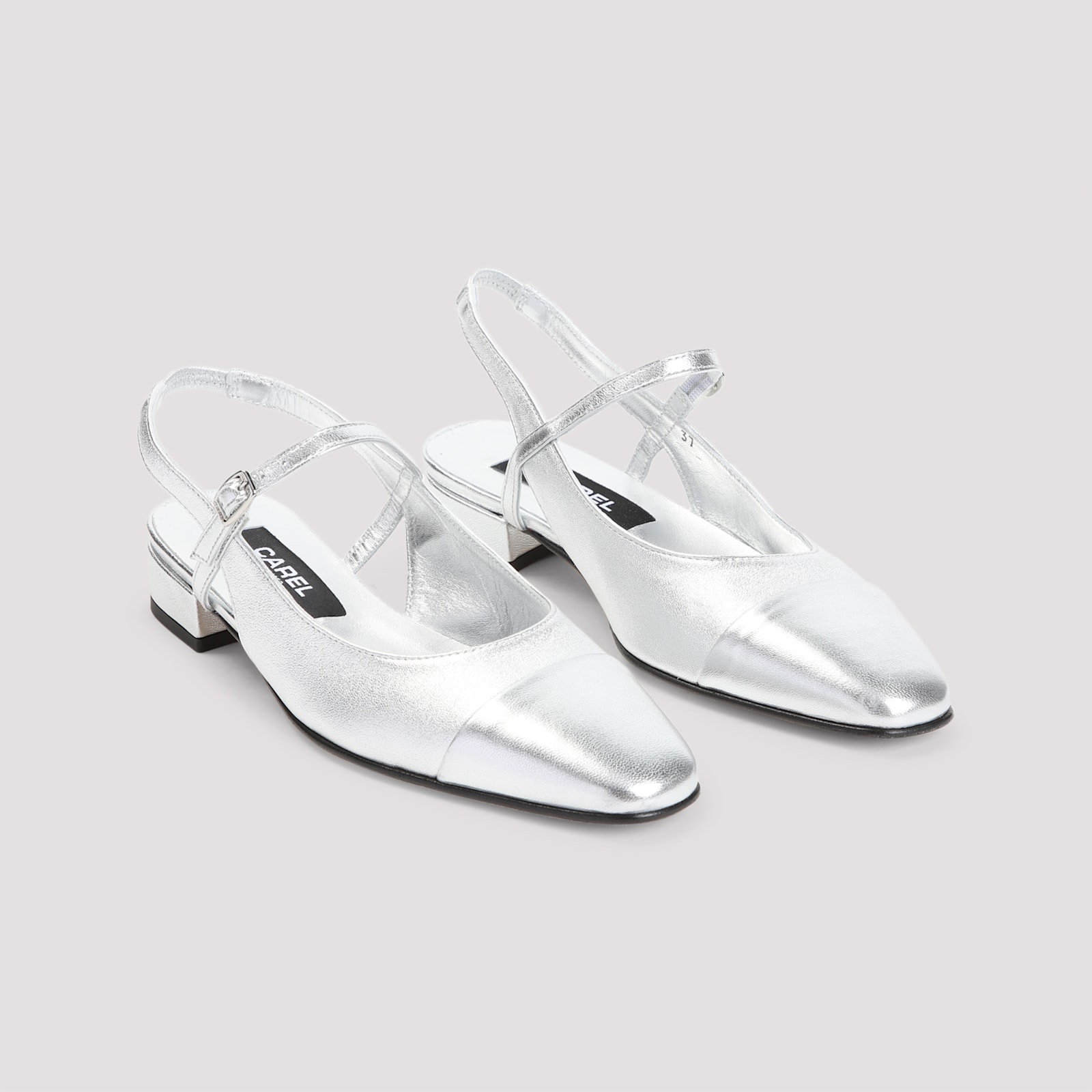 Shop Carel Oceano Mules In Bi Silver
