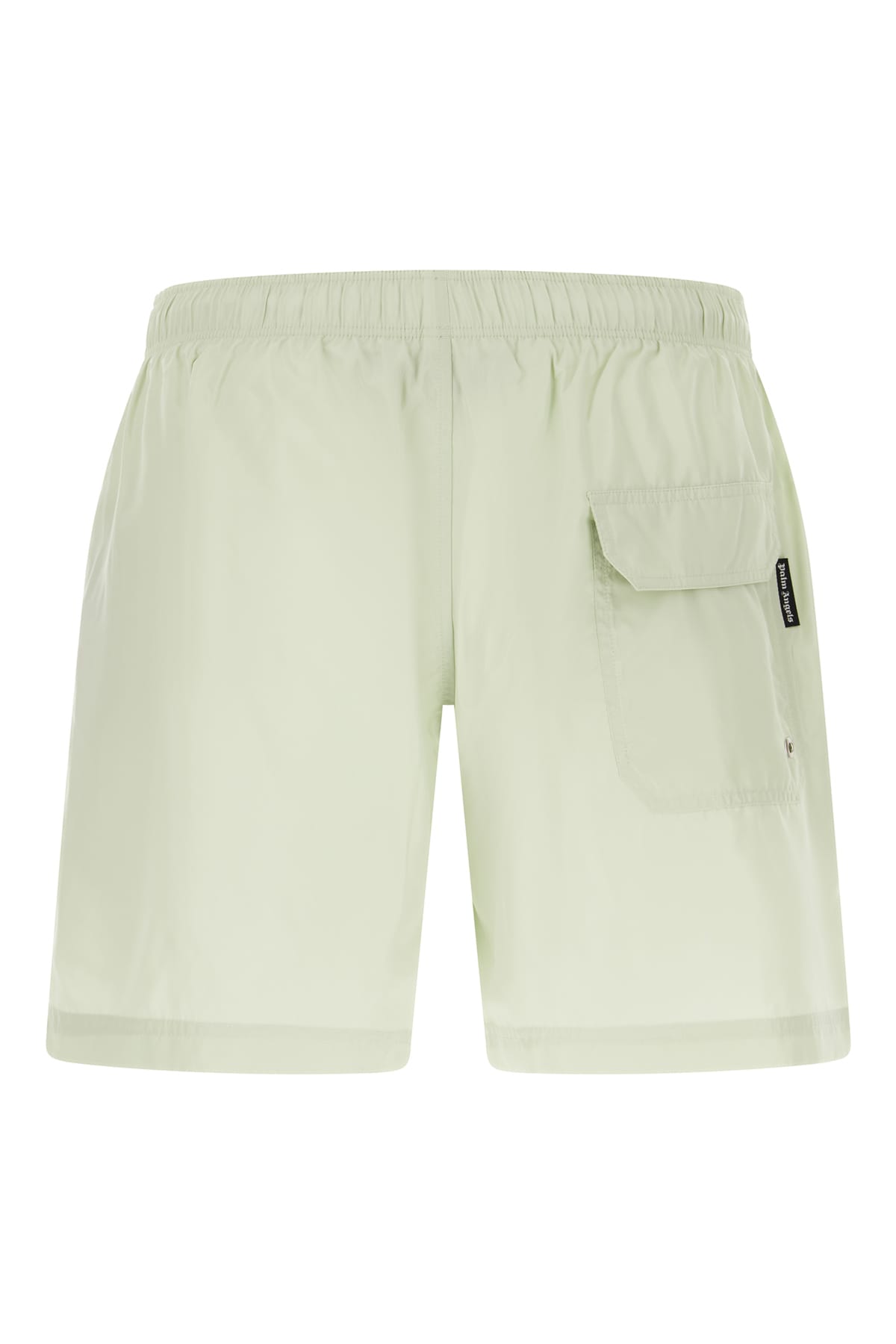 Shop Palm Angels Mint Green Polyester Swimming Shorts In 5151