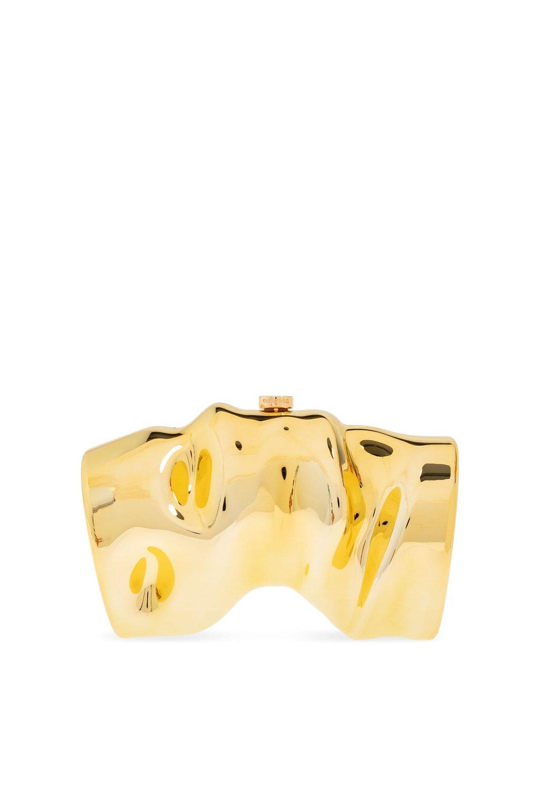 Shop Cult Gaia Polished Sculpted Bag In Gold