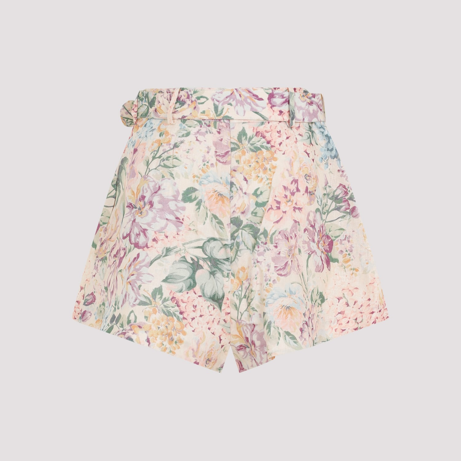 Shop Zimmermann Halliday Tuck Short In Neutrals