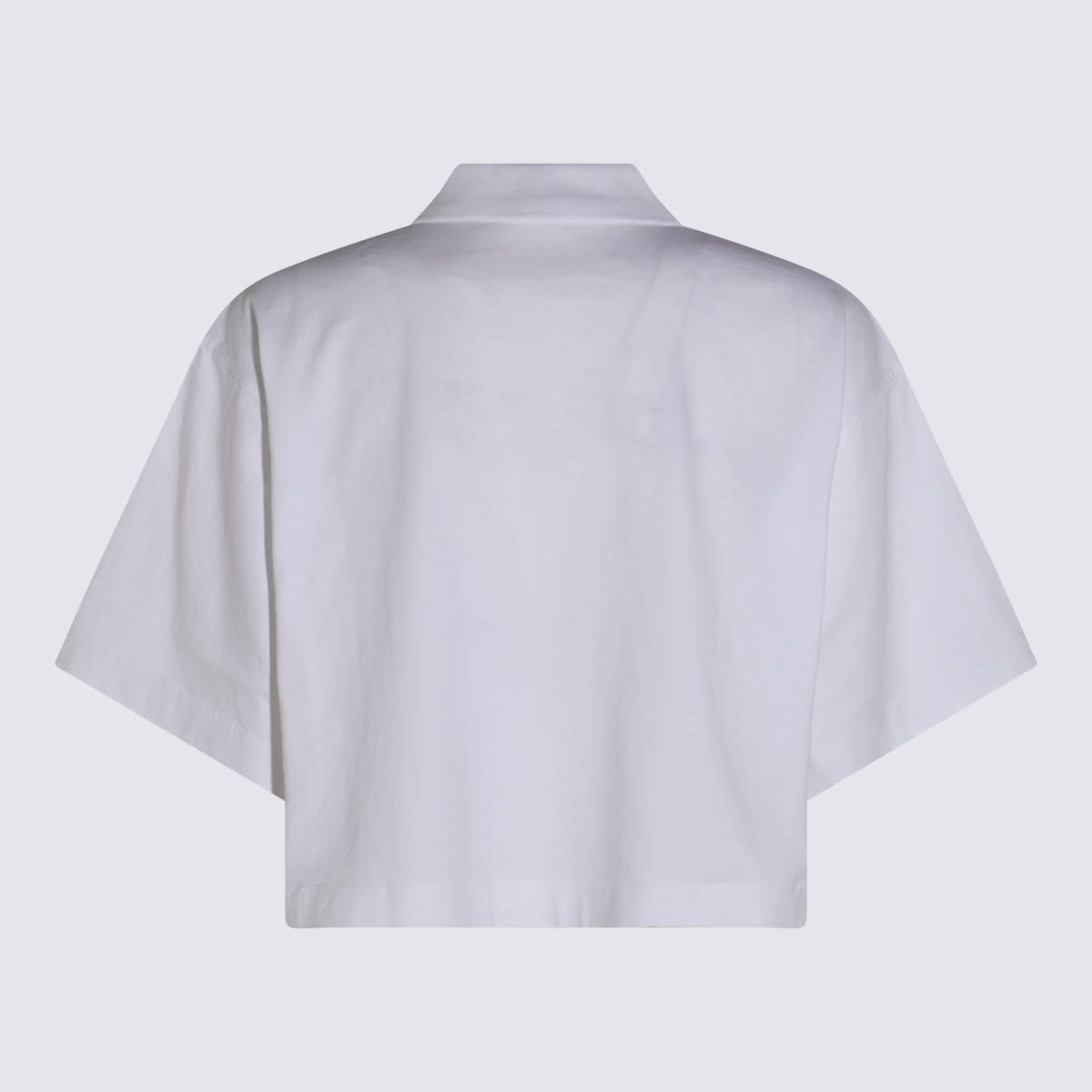 Alexander Wang White Cotton Polo Shirt In White