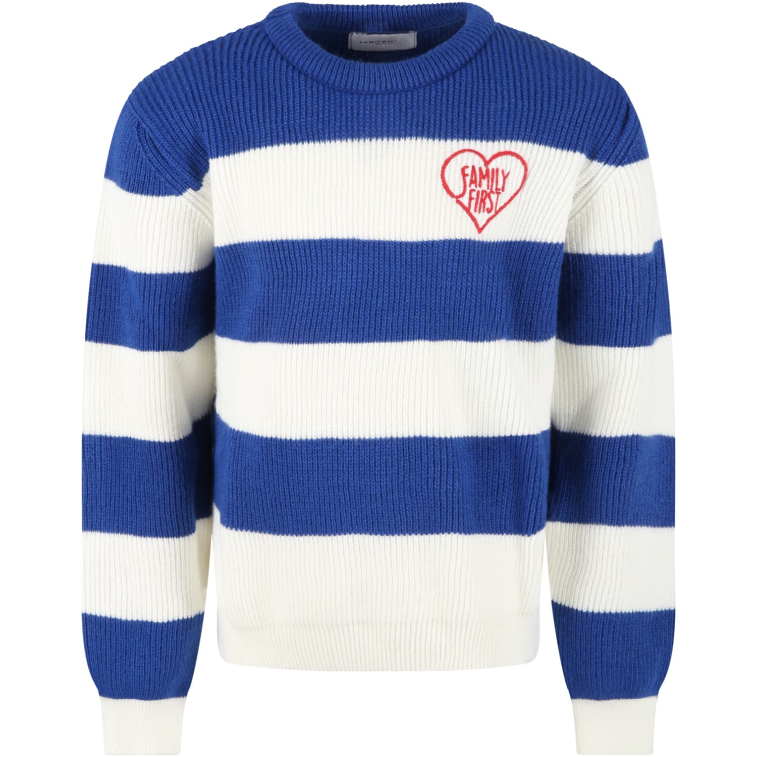Family First Milano Multicolor Sweater For Kids With Heart