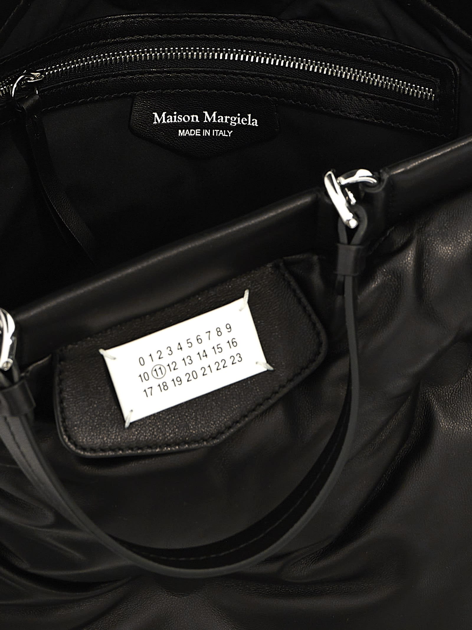 Shop Maison Margiela Glam Slam Medium Shopper In Nero