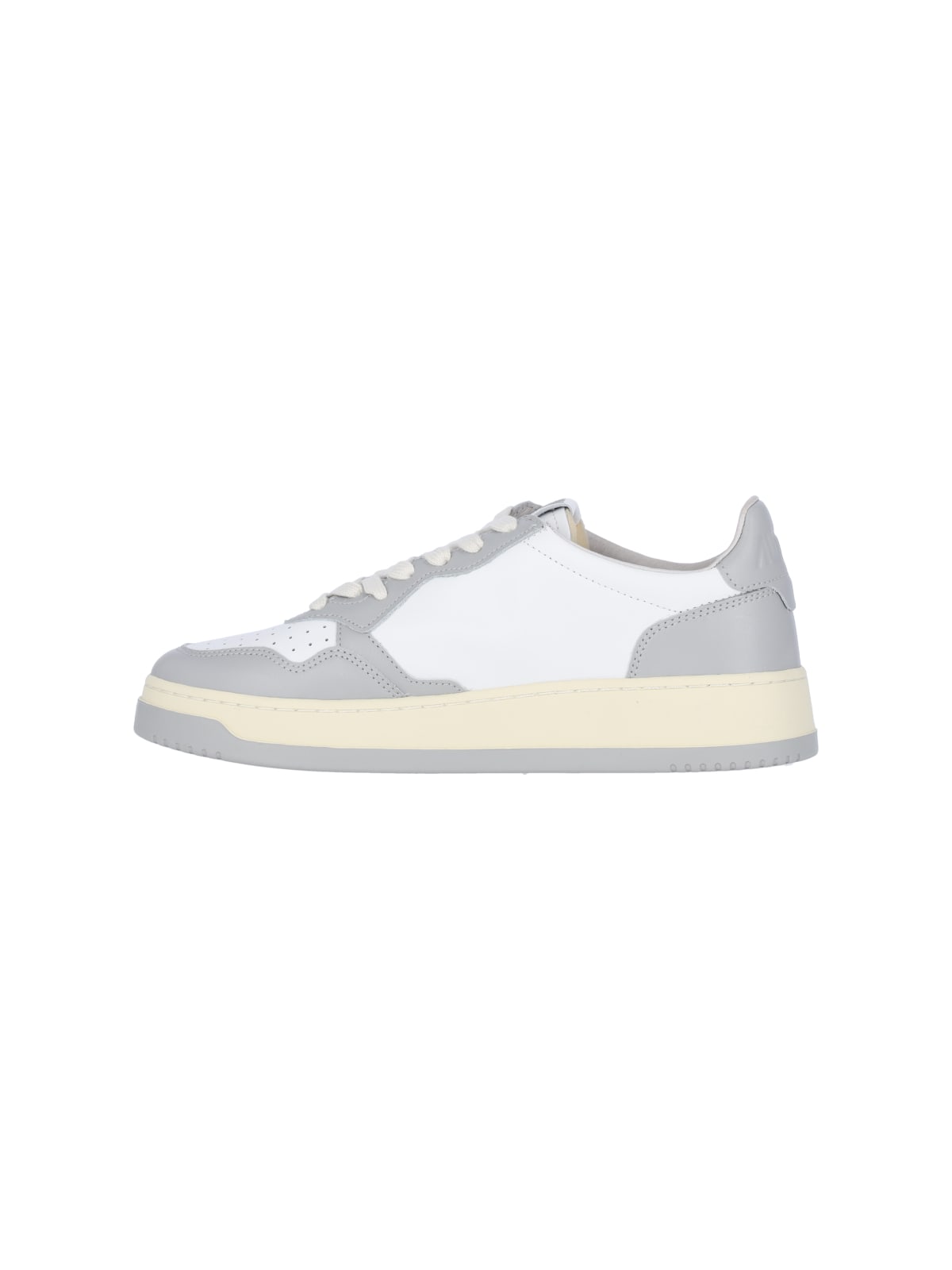 Shop Autry Medalist Low Sneakers In Gray