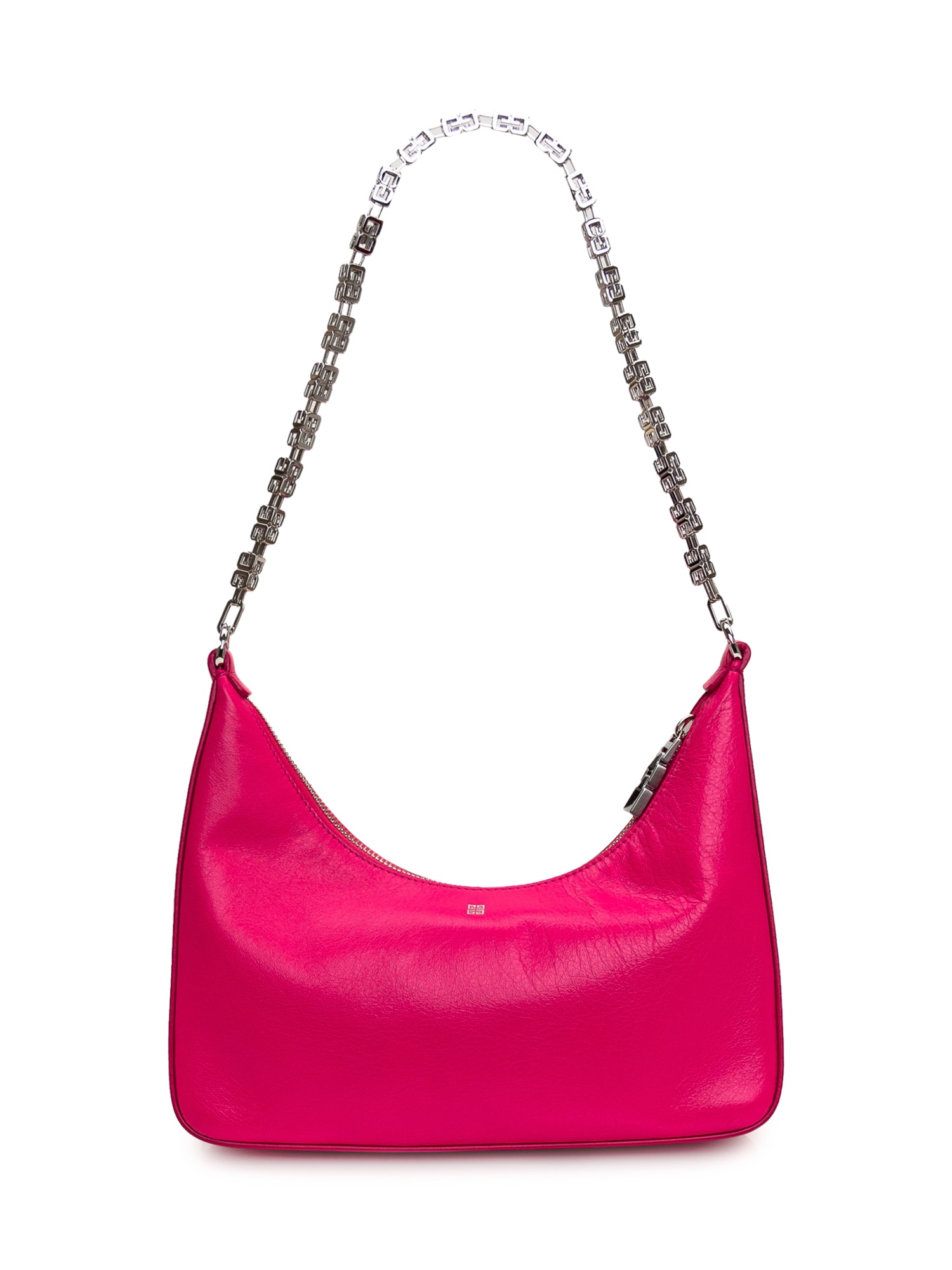 Givenchy Small Moon Cut Out Fuxia Bag In Pink