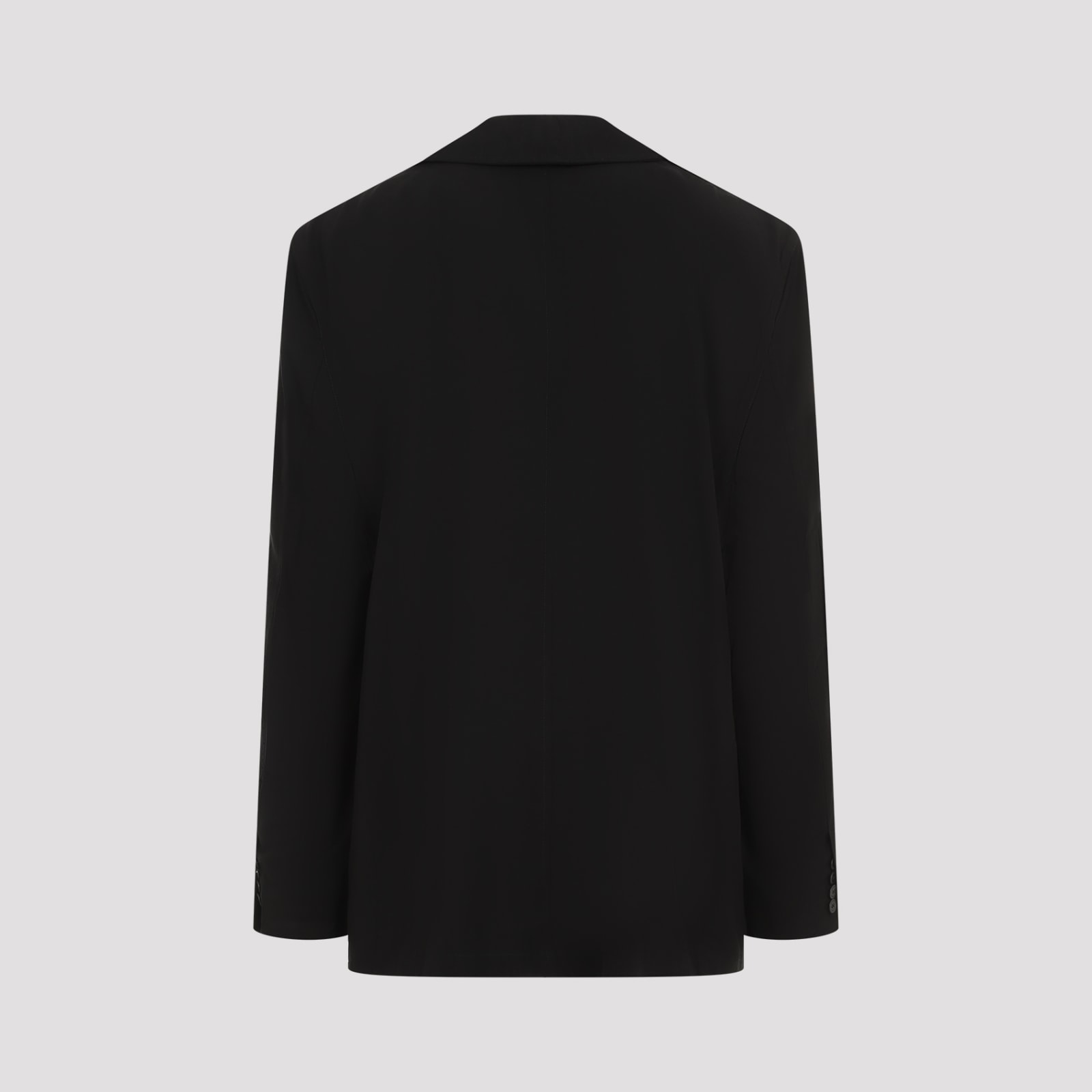 Shop Balenciaga Fluid Tailored Jacket In Black