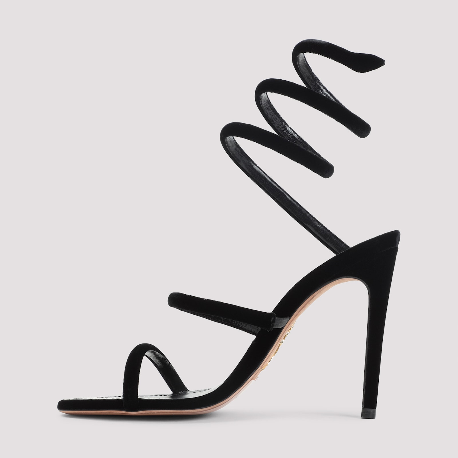 René Caovilla Flat Sandals Rene Caovilla Woman Color Black In Black