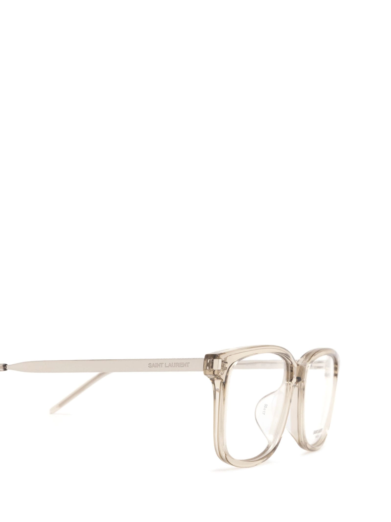Shop Saint Laurent Sl 684/f Beige Glasses