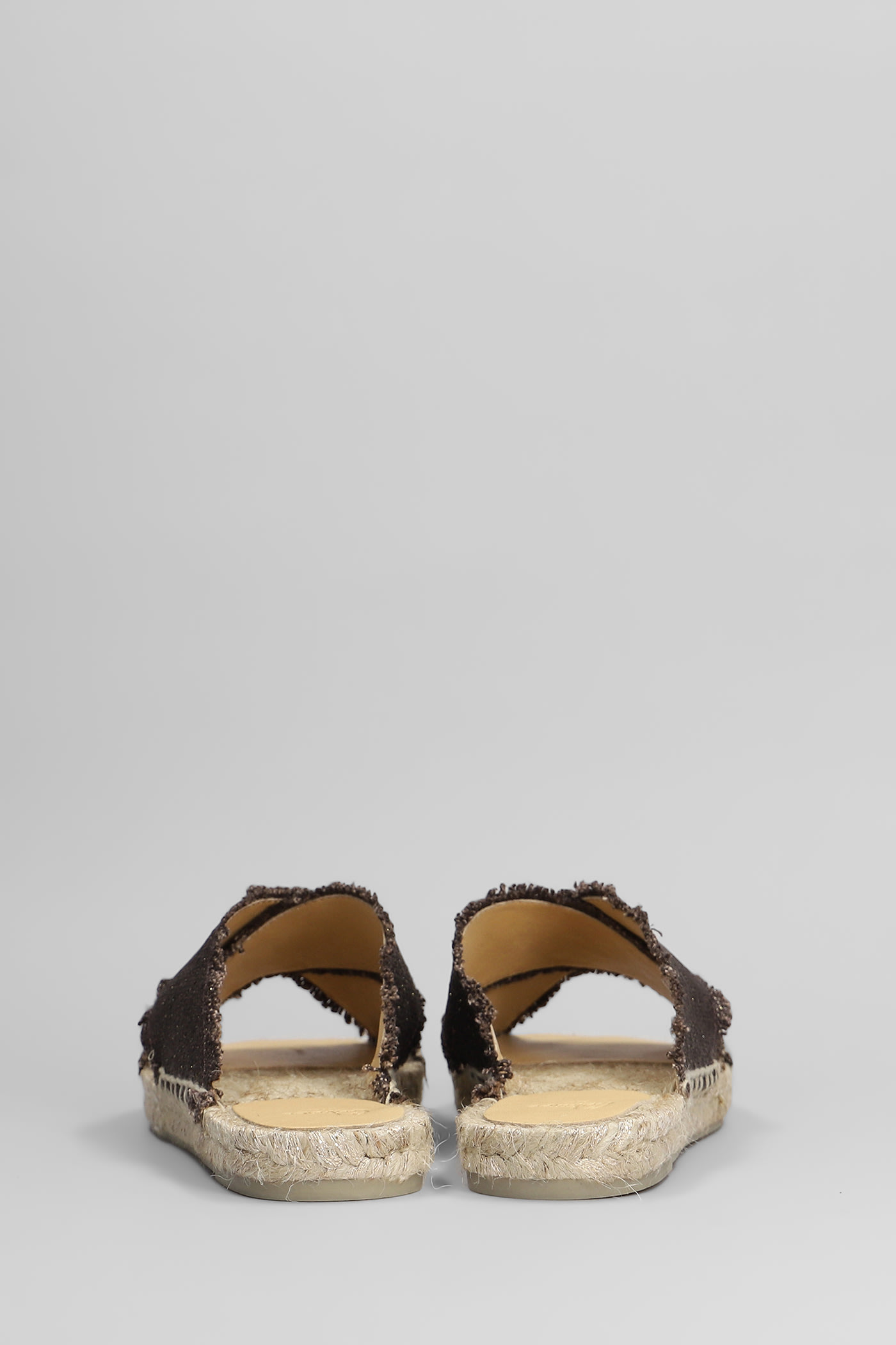 CASTAñER PALMERA-032 FLATS IN BROWN CANVAS