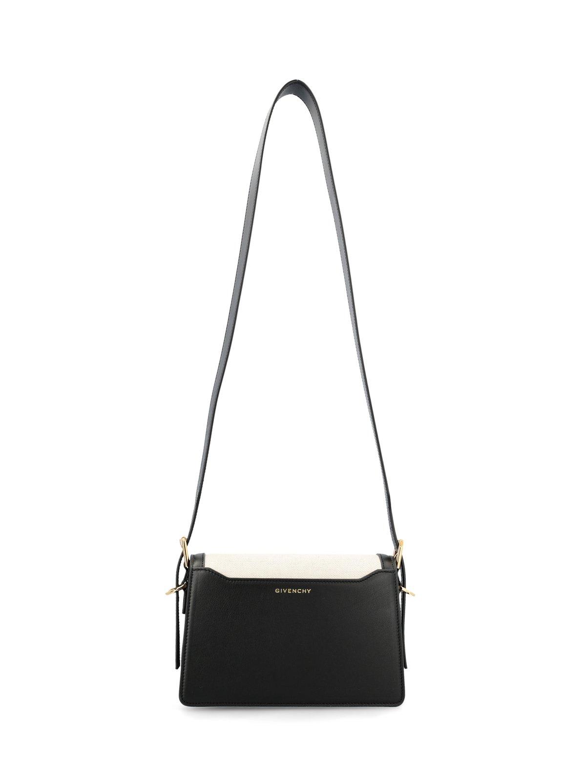 Shop Givenchy Medium 4g Crossbody Bag In Beige