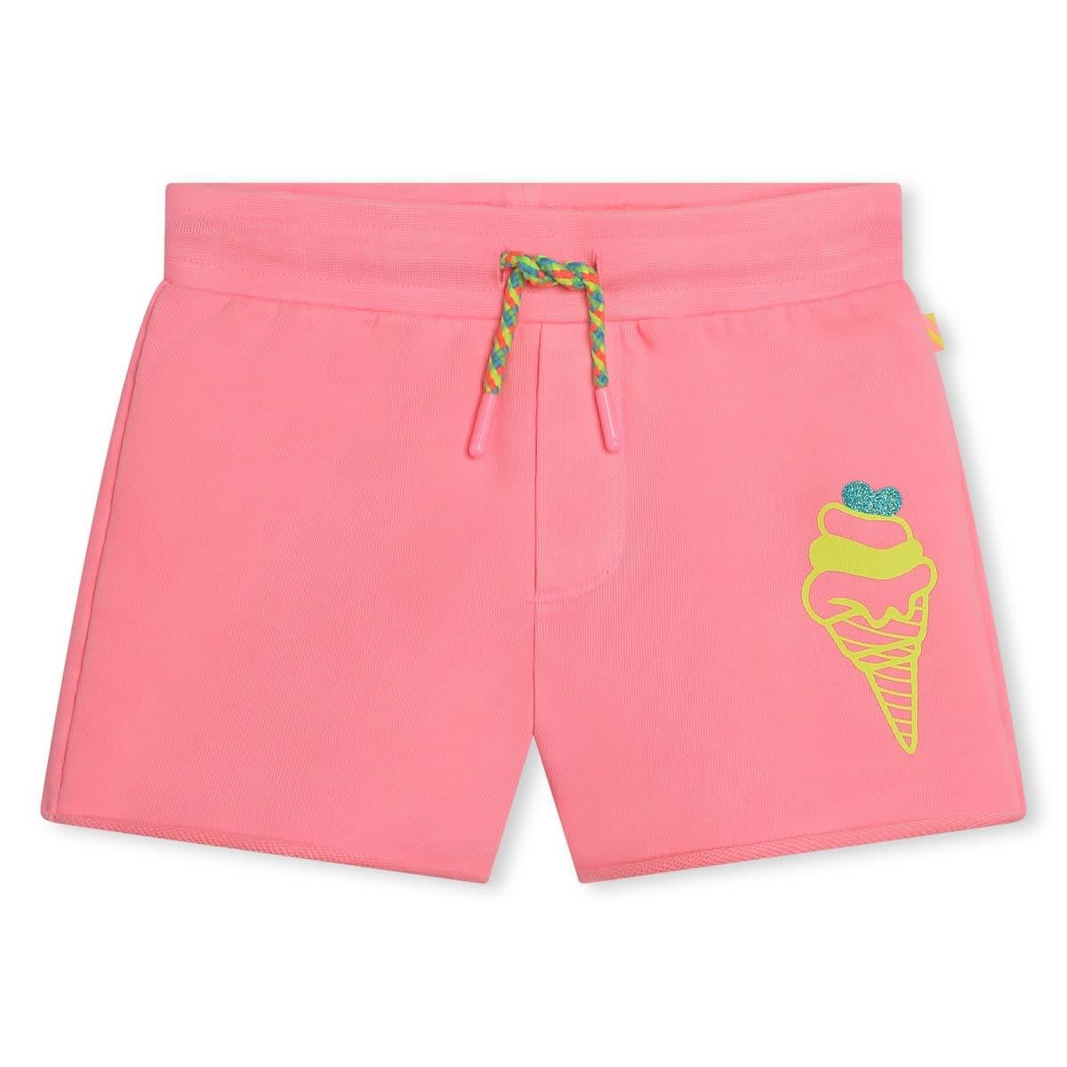 Shop Billieblush Shorts Con Stampa In Pink