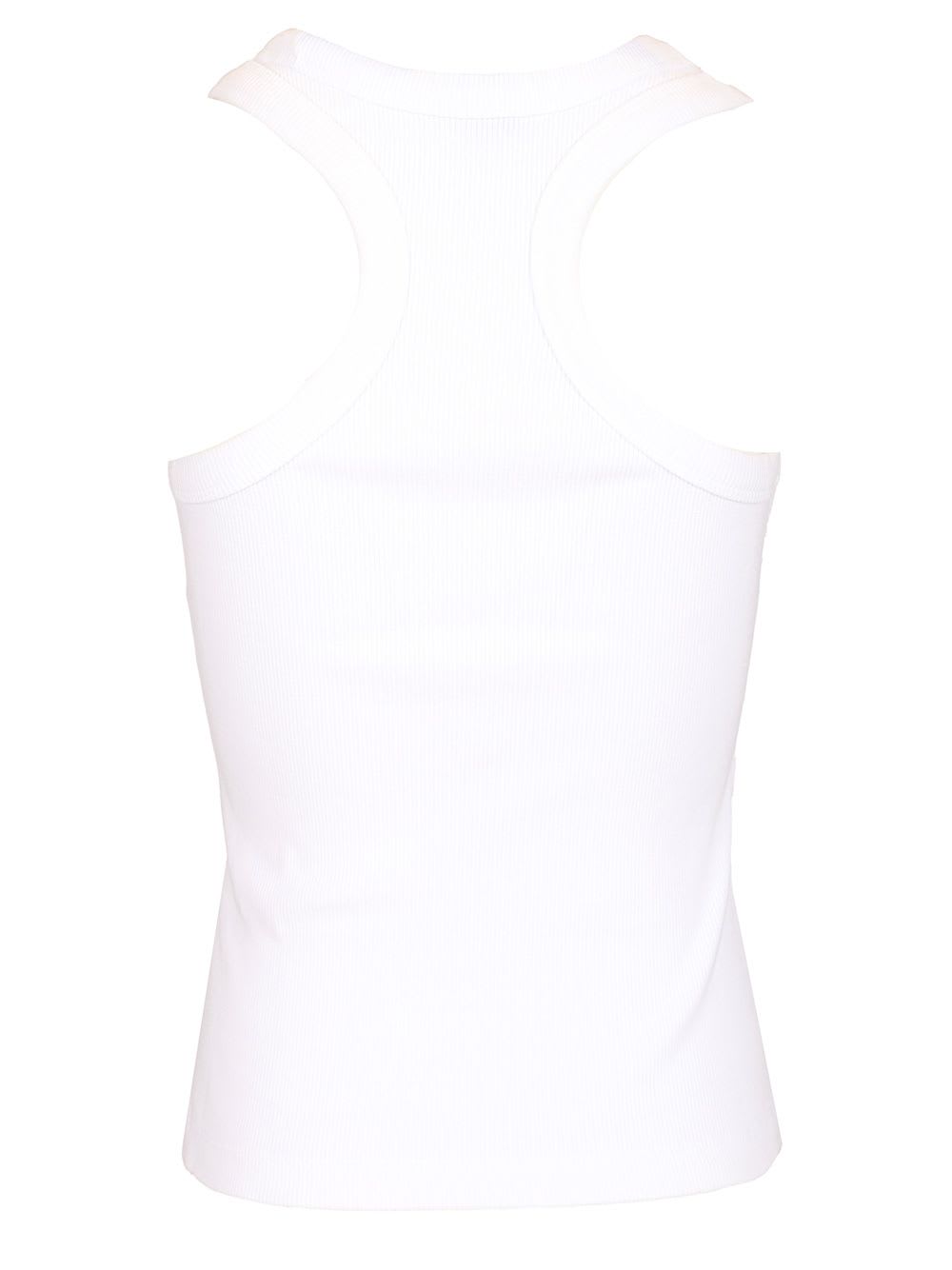 Shop The North Face Ribbed Tank Top In White
