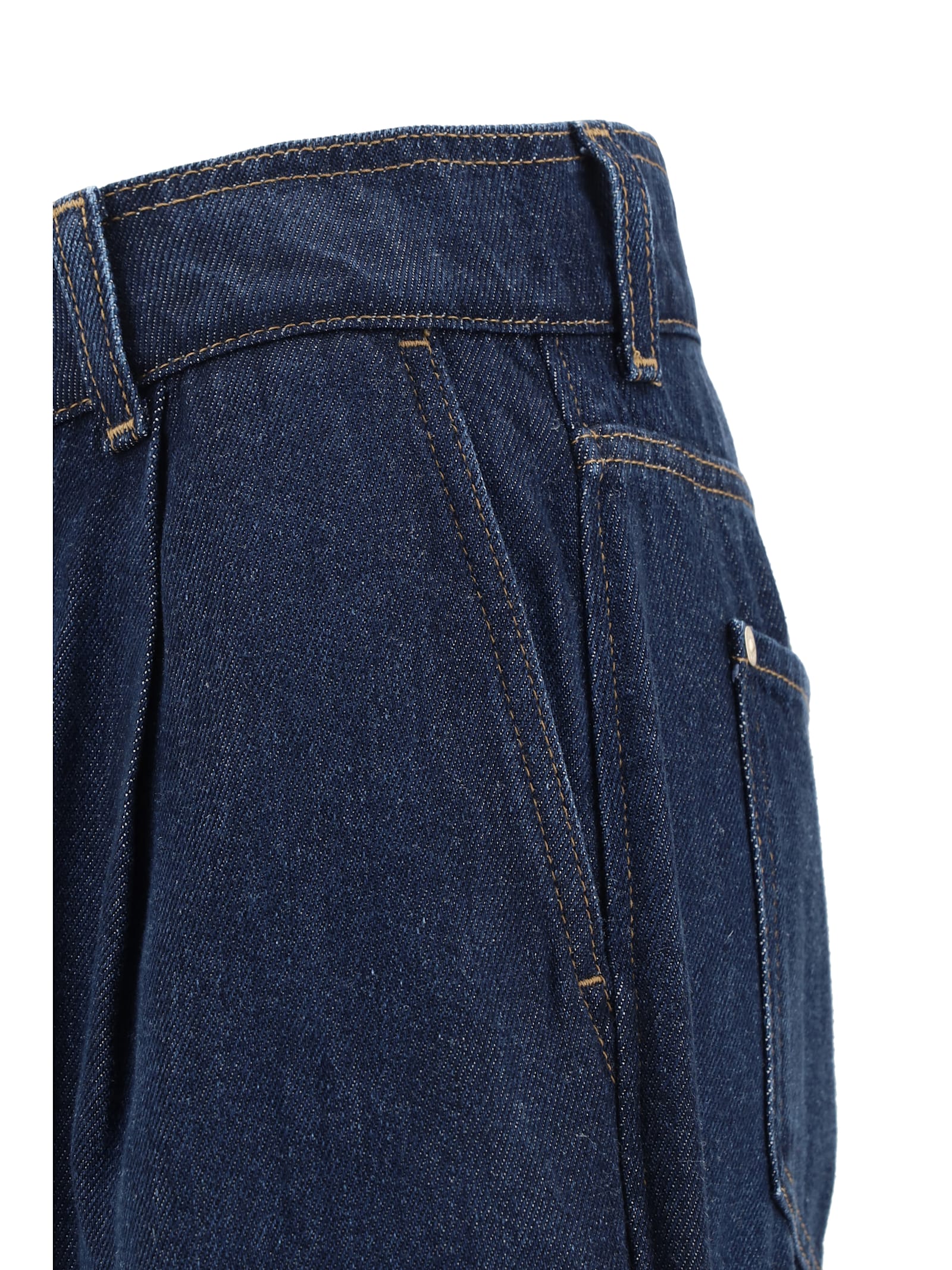7 For All Mankind Jeans In Dark Blue
