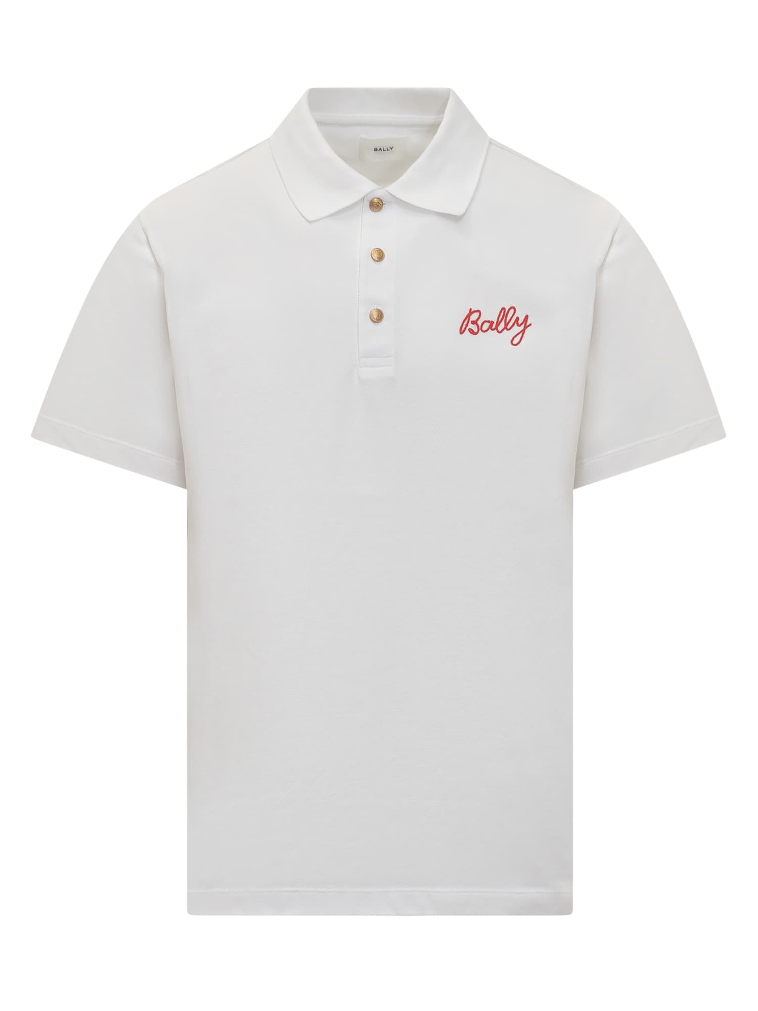 Shop Bally Polo In White