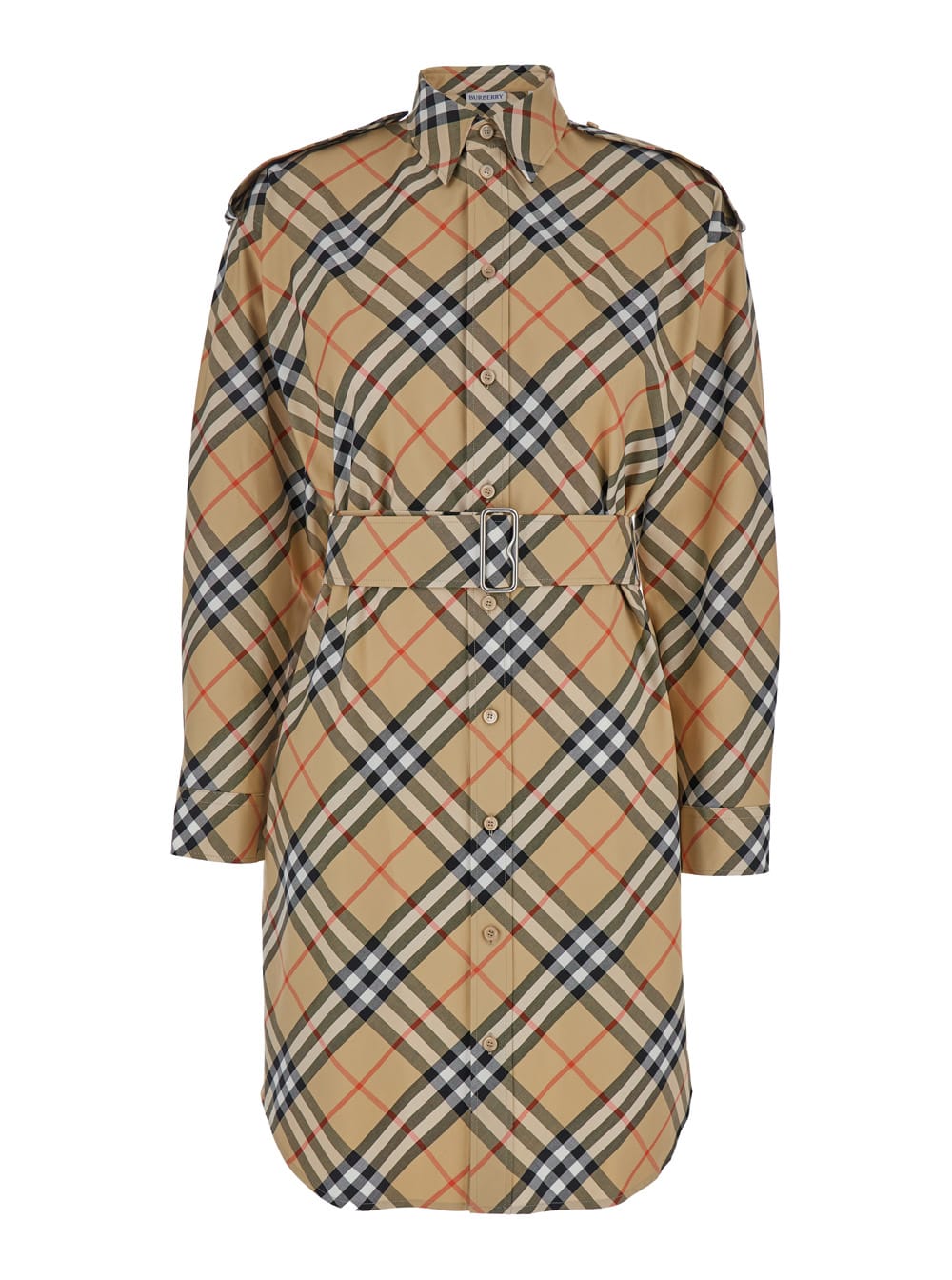 Burberry Cie Womens Casual Shirt Dress In Pattern