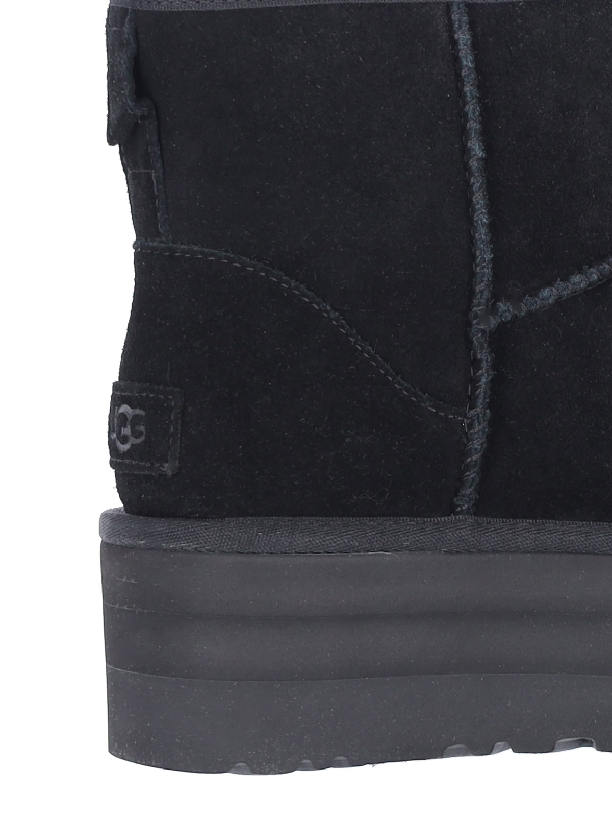 Shop Ugg Plateau Classic Mini Boots In Nero