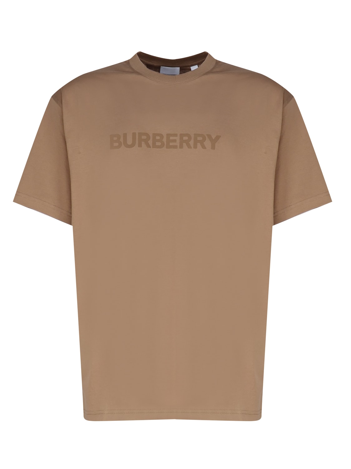 Shop Burberry T-shirt With Logo In Brown