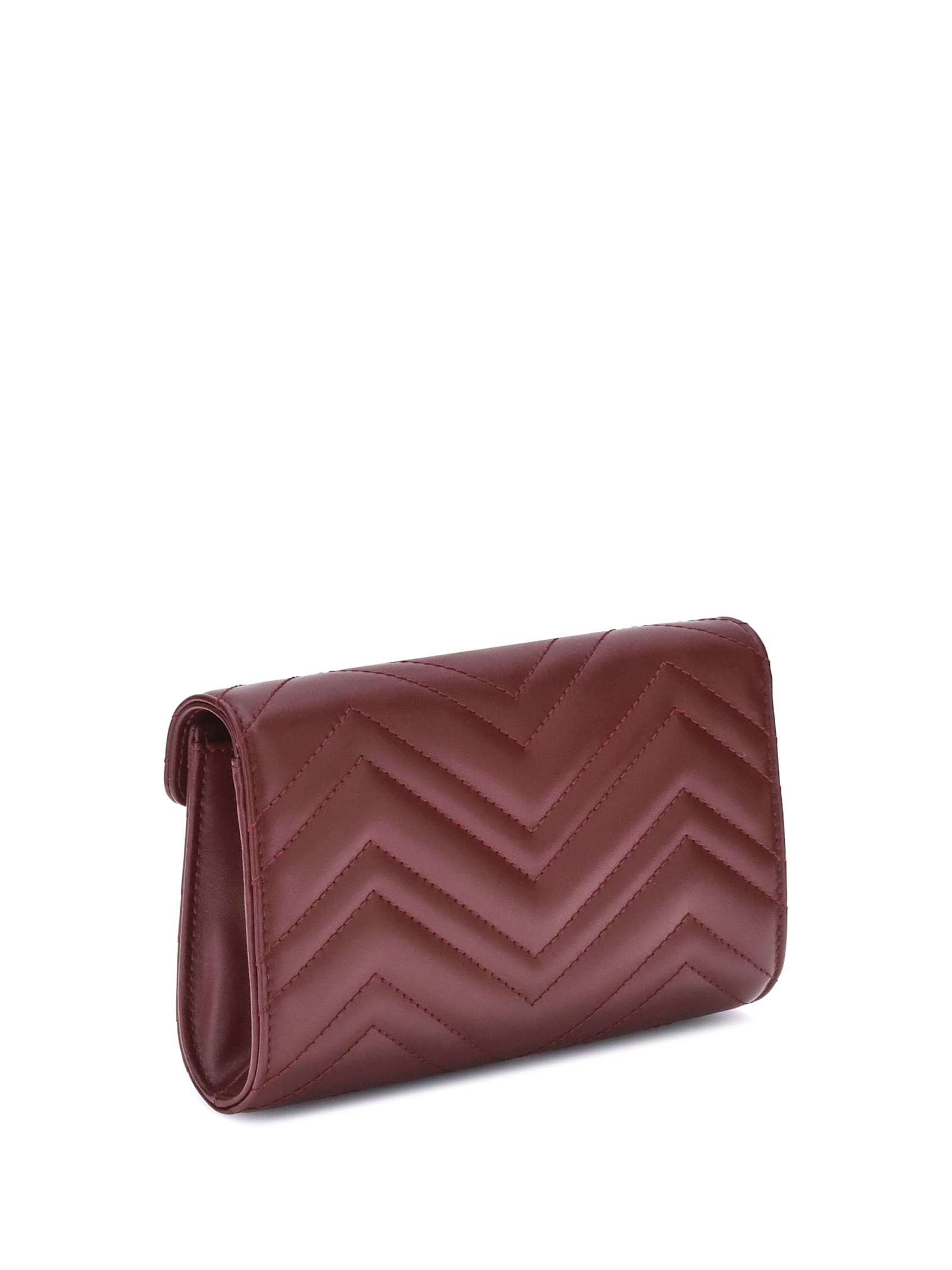 Gucci Women Gg Marmont Wallet With Chain