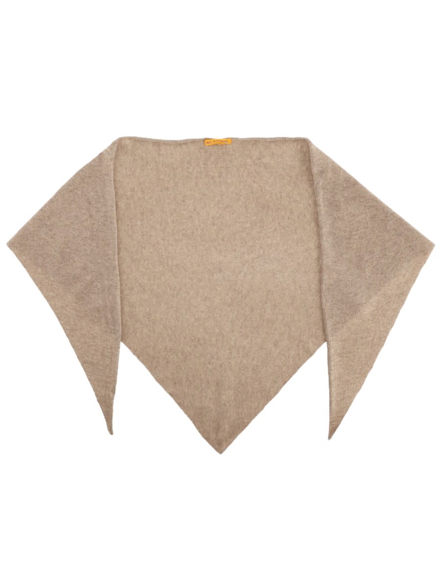 Guest In Residence Triangle Scarf In Brown