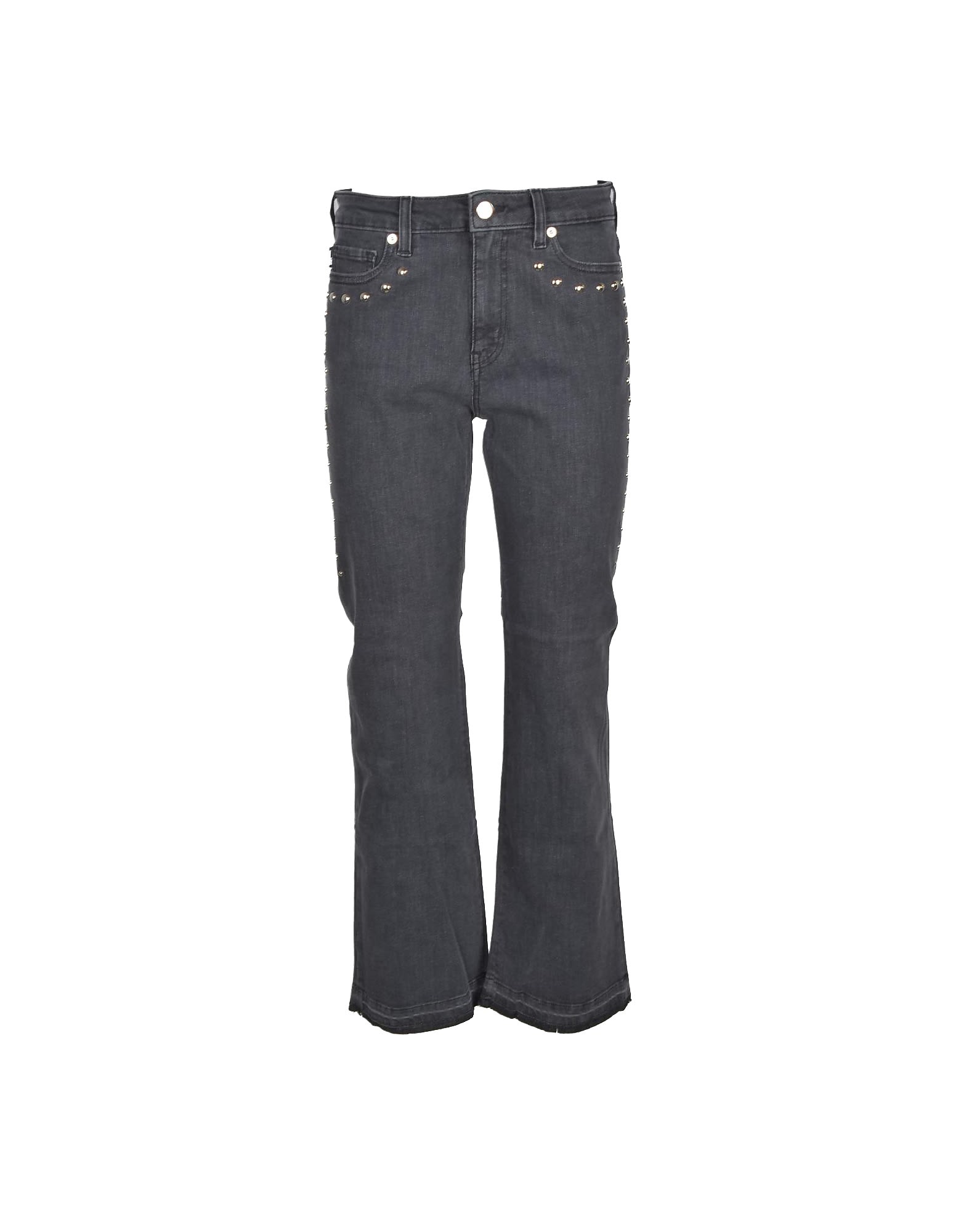 Love Moschino Womens Gray Jeans