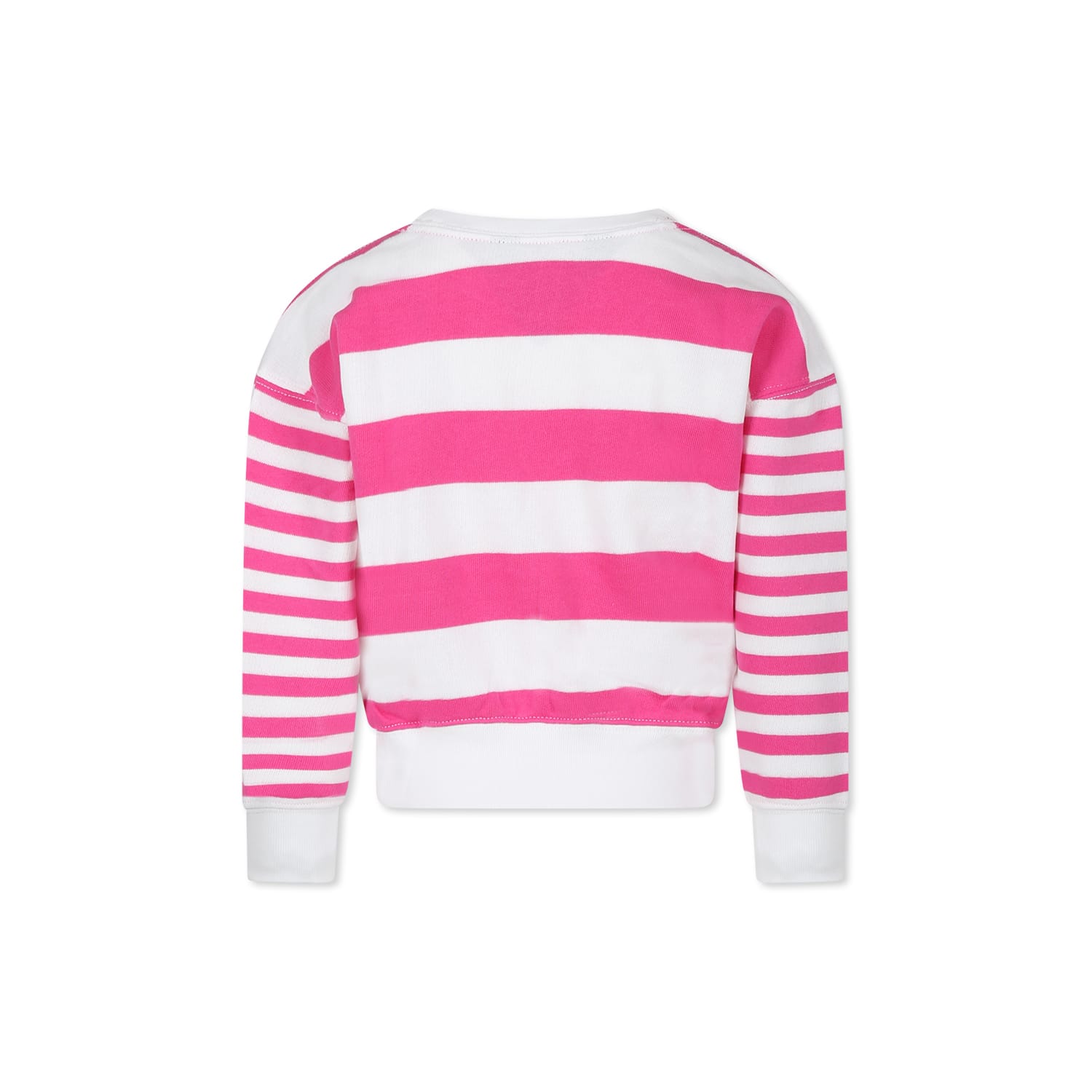 Shop Ralph Lauren Fuchsia Sweatshirt For Girl With Horse