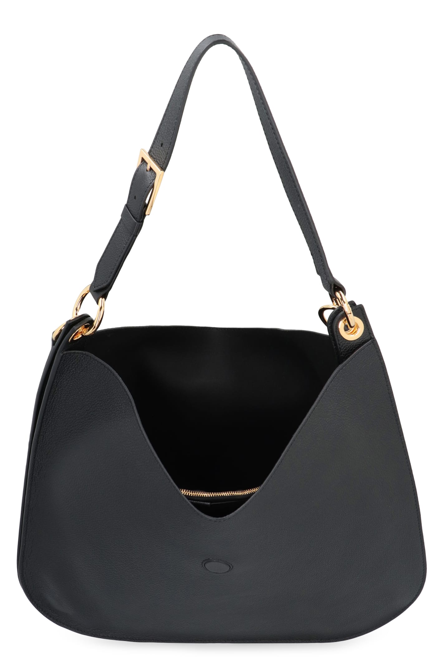 Shop Tom Ford Tara Leather Crossbody Bag In Black